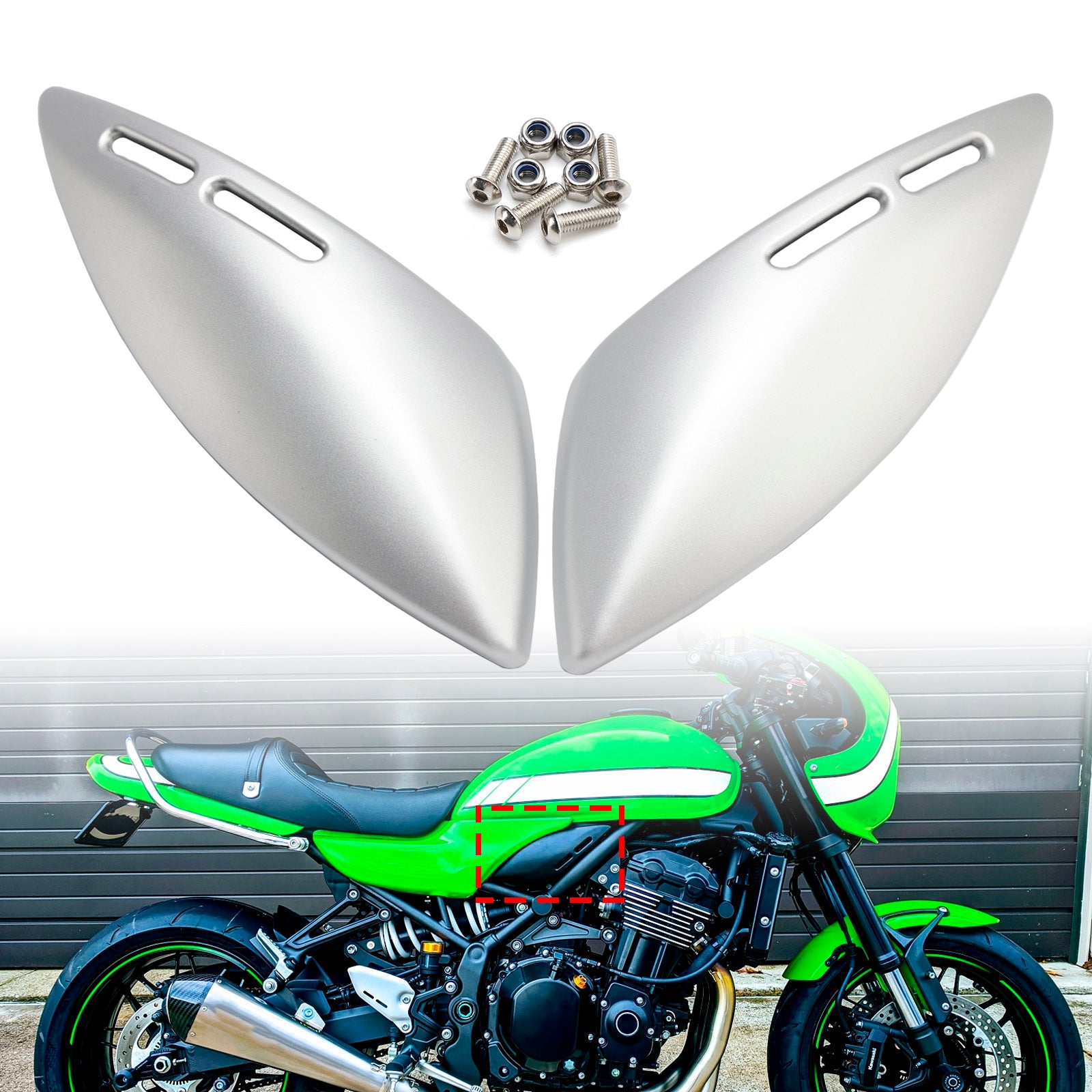 2018-2024 Kawasaki Z900RS Gas Tank Side Cover Panel Fairing Cowl