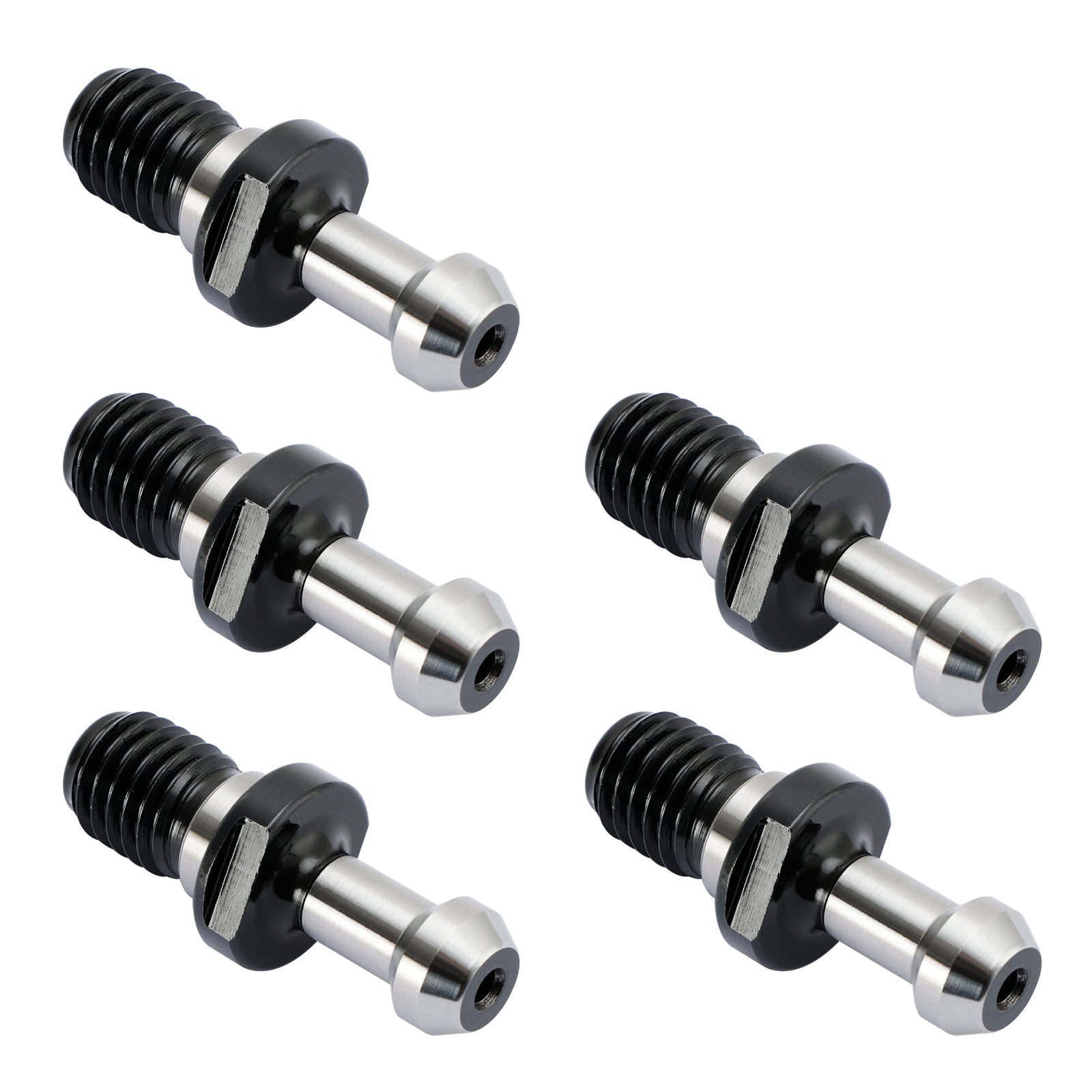 Perilla de retención de perno prisionero CAT40 de 45 pulgadas, 5 uds., se adapta a cualquier Haas CAT40 CNC plateado
