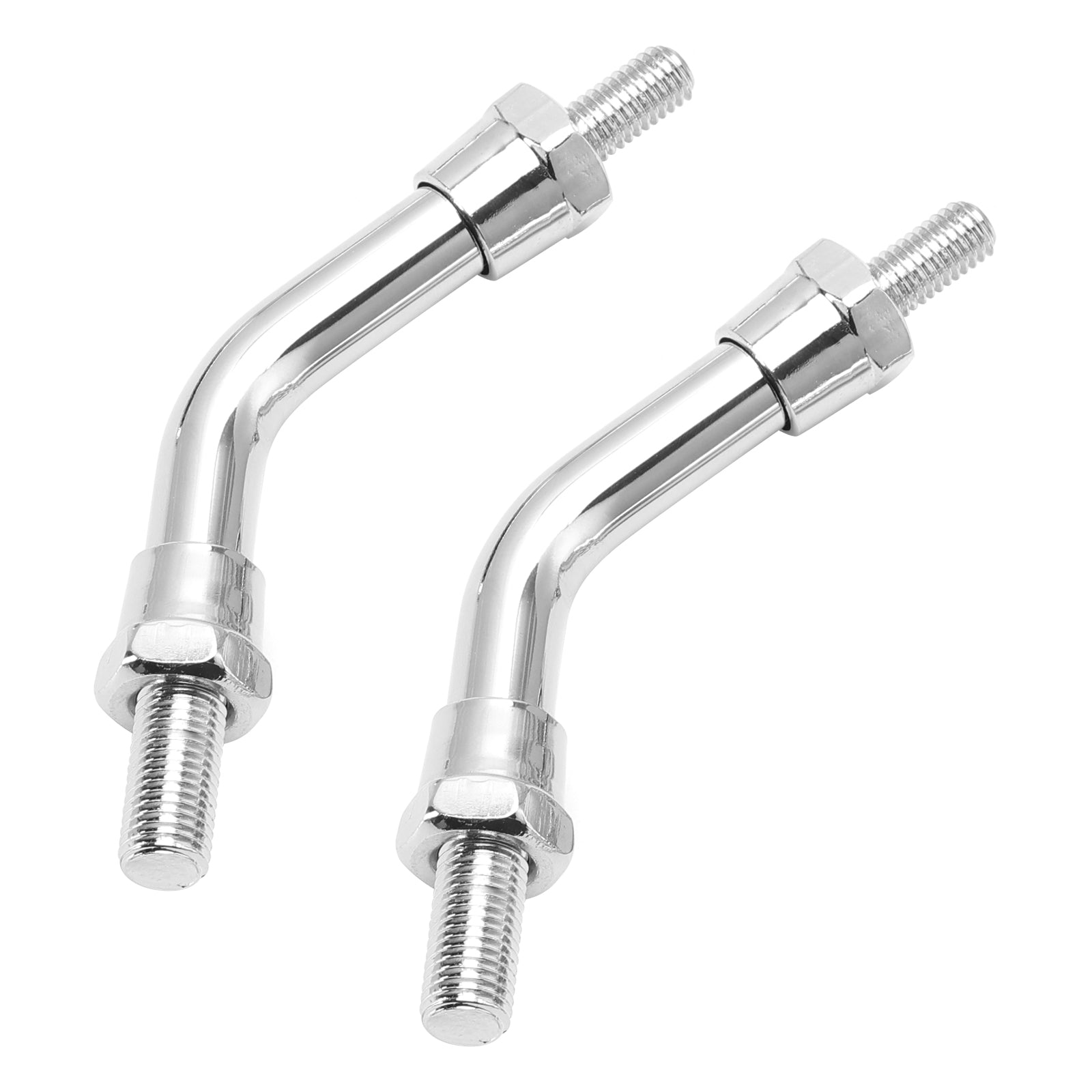 Chrome M10 achteruitkijkspiegels - 2 type stengels voor Kawasaki Z1 Z1000 Z 900 Z 1000