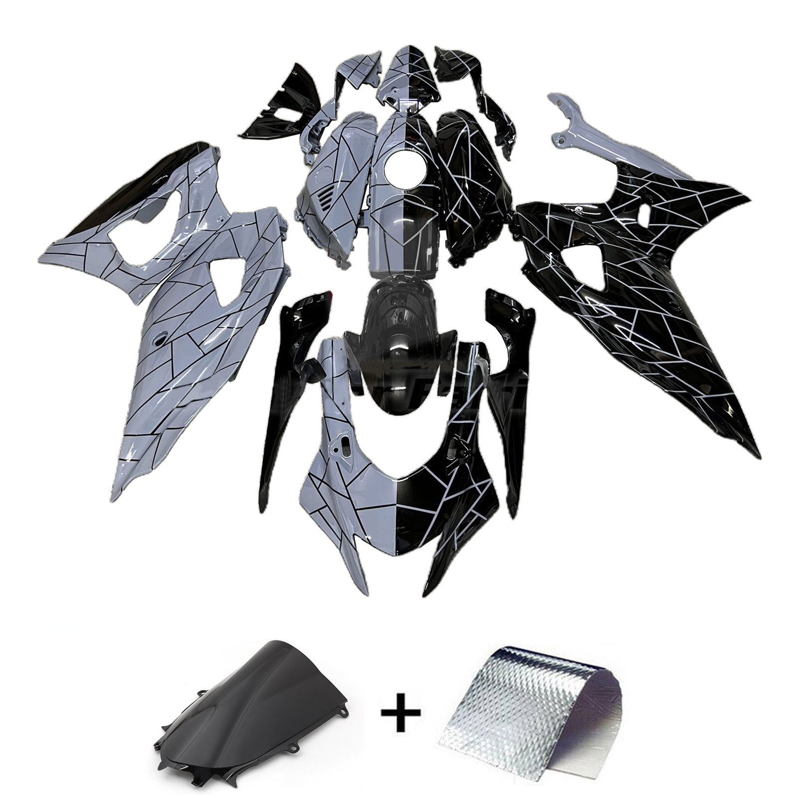 2021-2024 Yamaha Yzf-R7 Kit de carénage de camers
