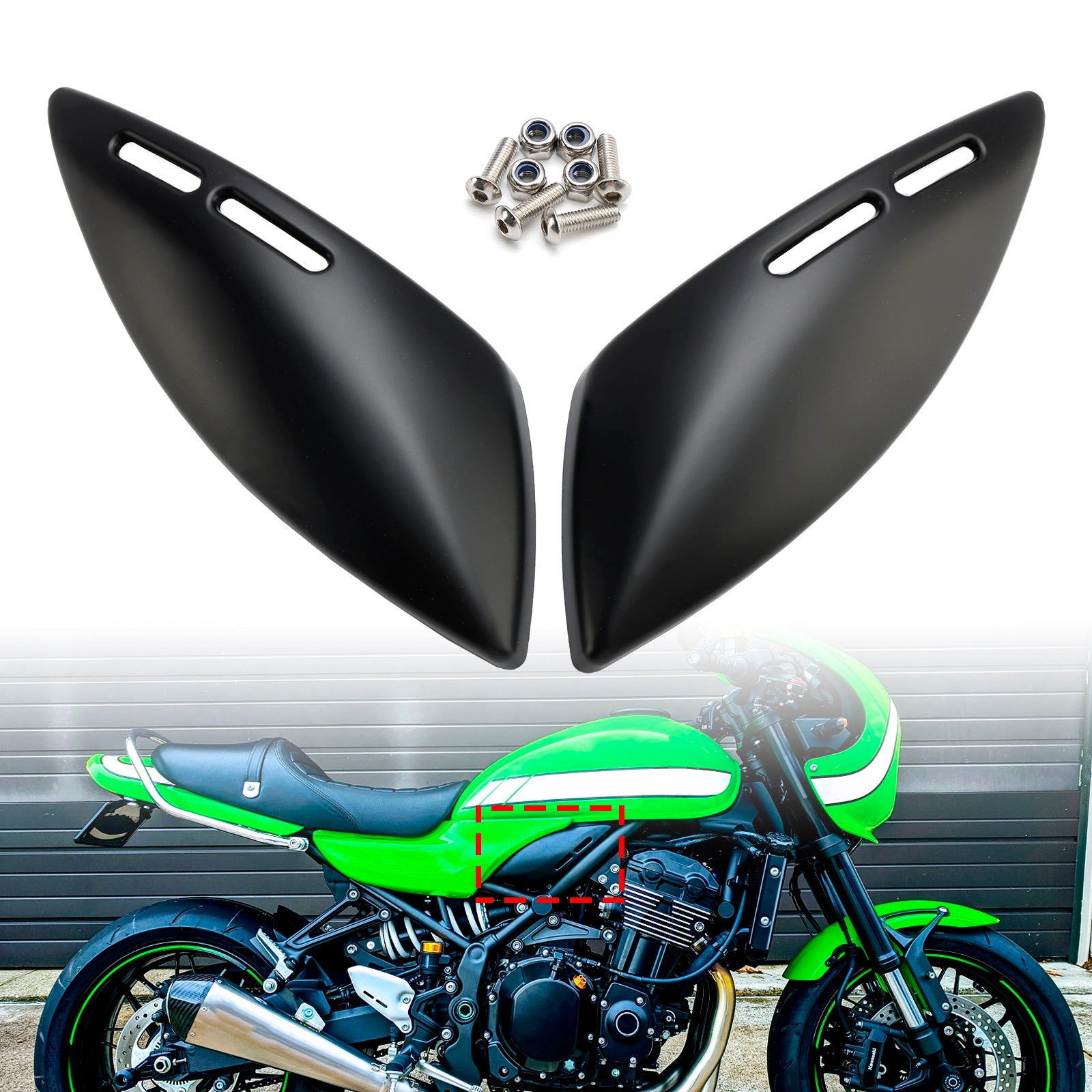 2018-2024 Kawasaki Z900RS Gas Tank Side Cover Panel Fairing Cowl
