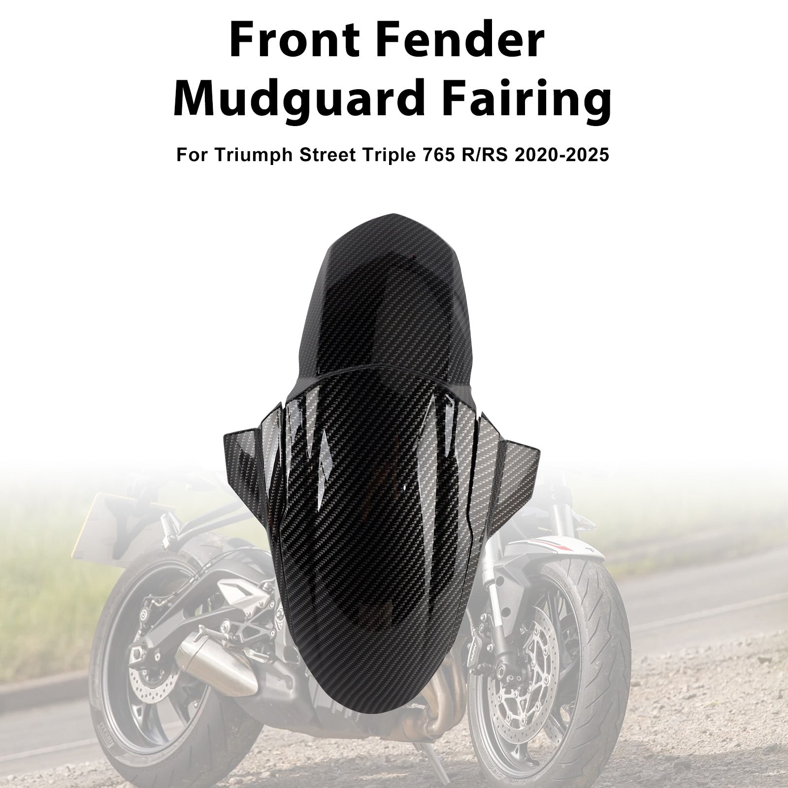 Carénage de garde-boue avant Street Triple 765 R RS 2020-2025