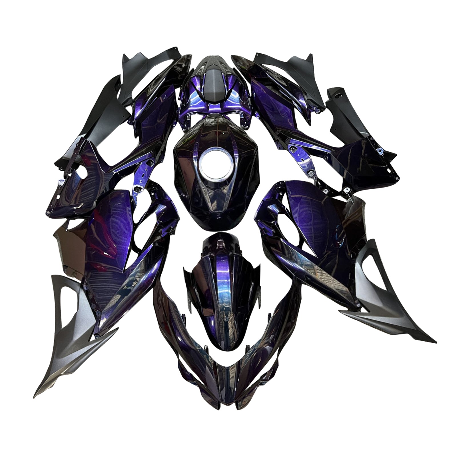 Injection Fairing Kit Bodywork Plastic ABS fit For Kawasaki EX400 Ninja400 2018-2024