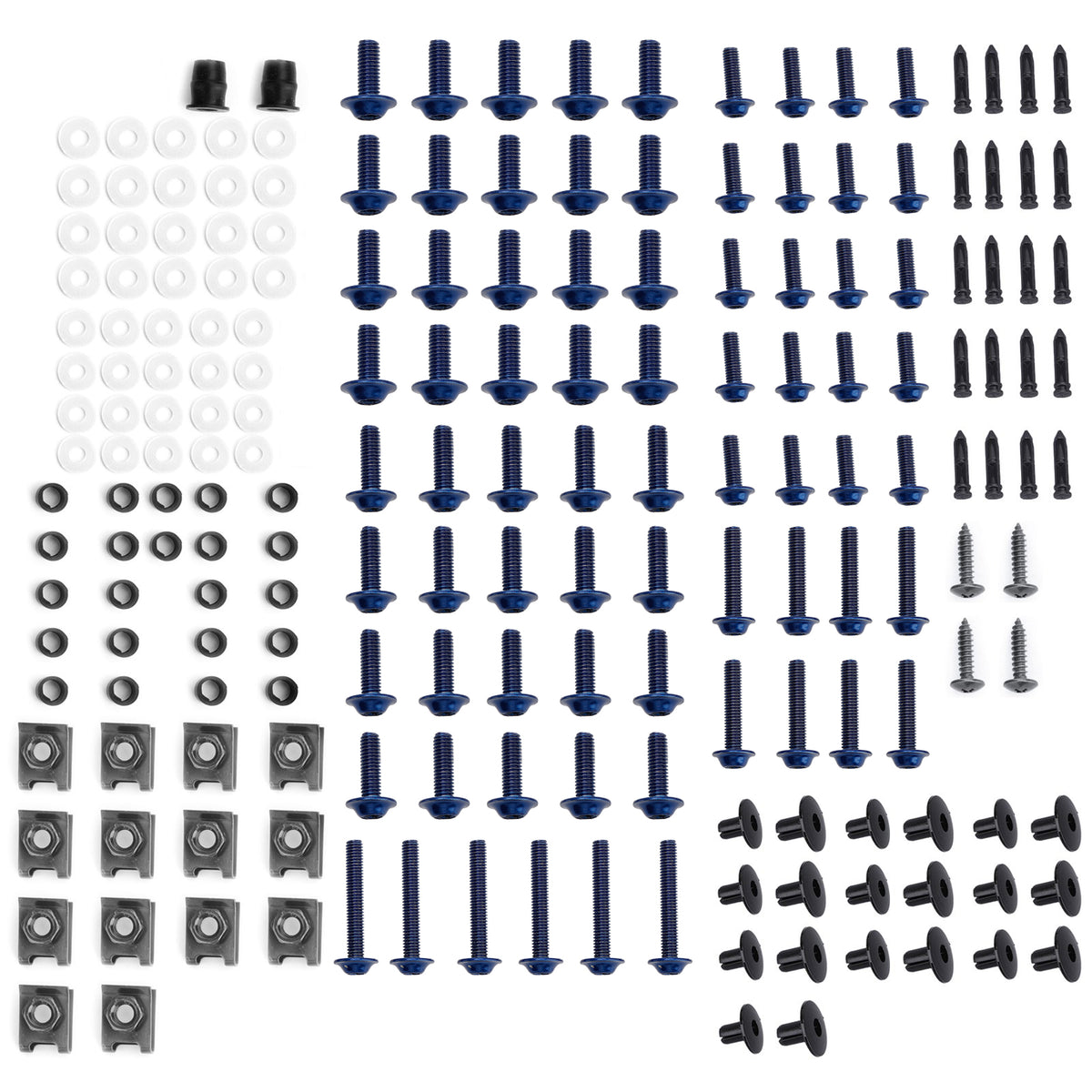 2013 2015 Honda CB500X Fairing Bolts Screws Bodywork Kit Blue Generic