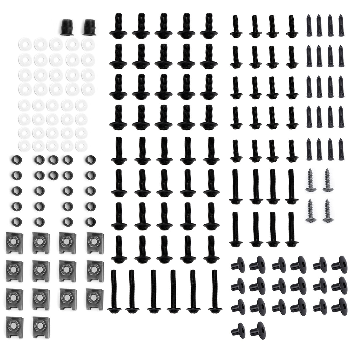 2014 Honda Grom 125 Fairing Bolts Screws Bodywork Kit Black Generic
