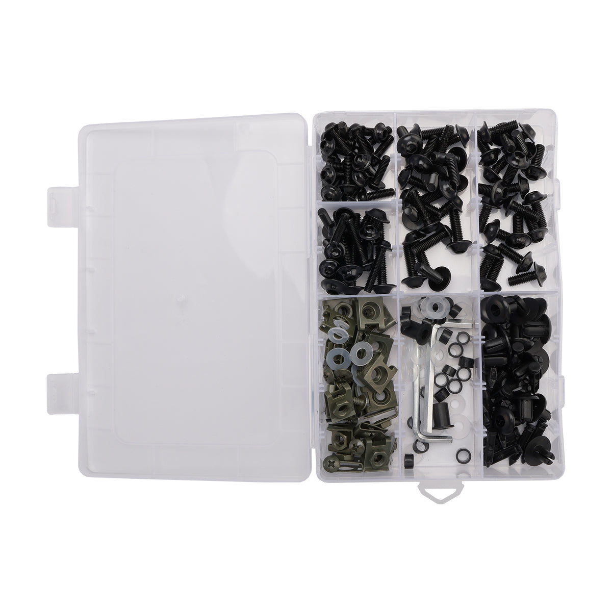 2004 2006 2008 2011 Honda CBR125R Fairing Bolts Screws Bodywork Kit Black Generic