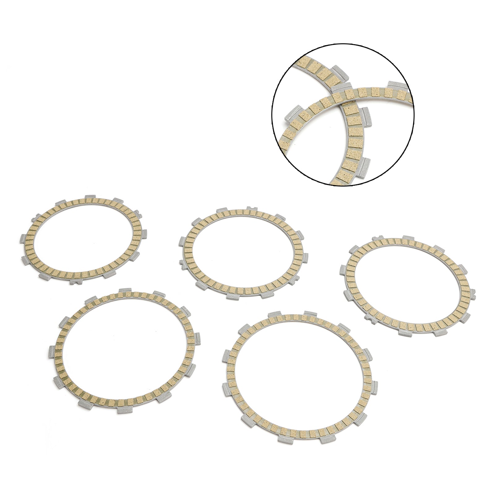 Clutch Friction Plate Kit Set fit for Kawasaki Z250 ABS Z300 15-17 13088-0558