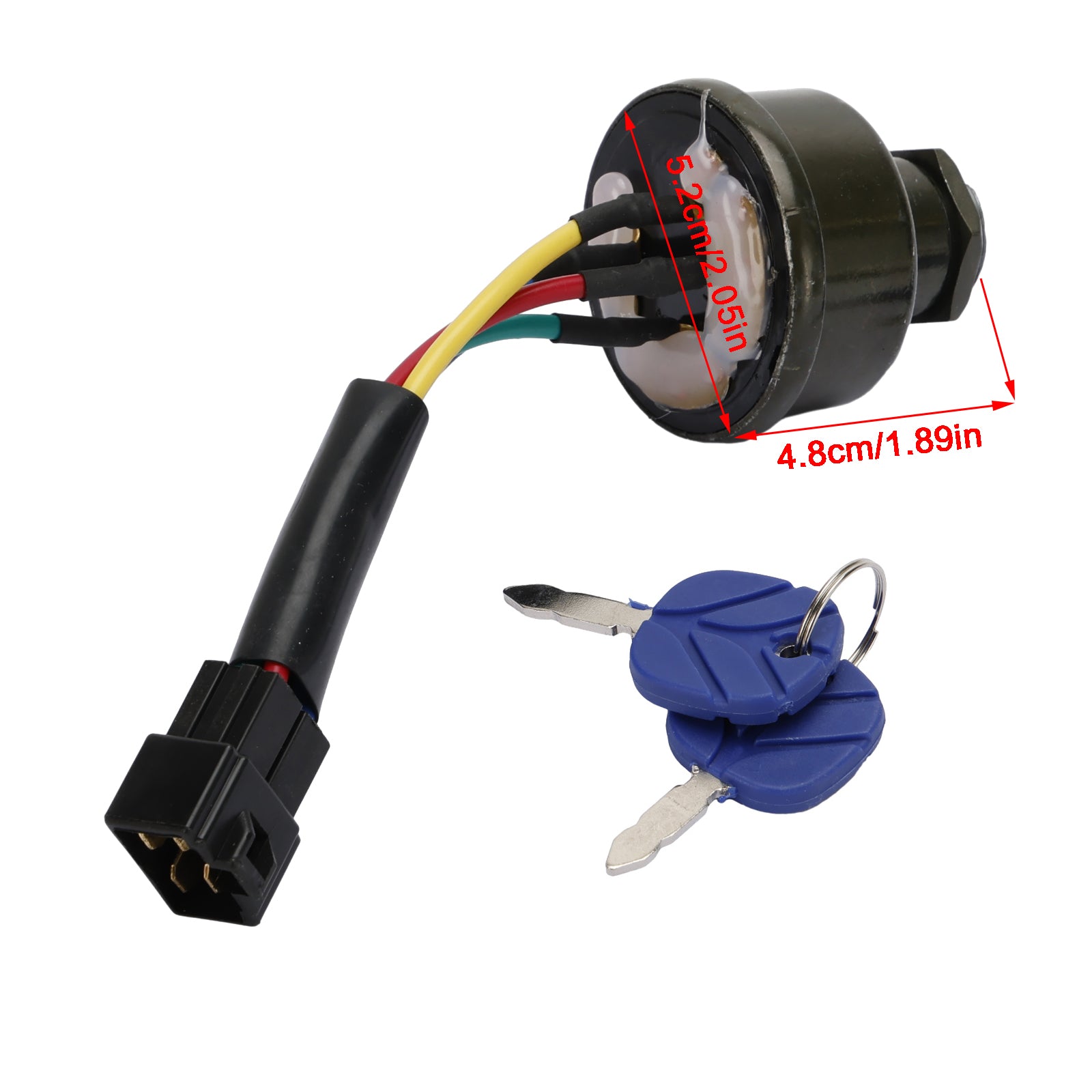 Ignition Switch 82826806 87304791 For New Holland TT45A TT50A TT60A With 2Keys