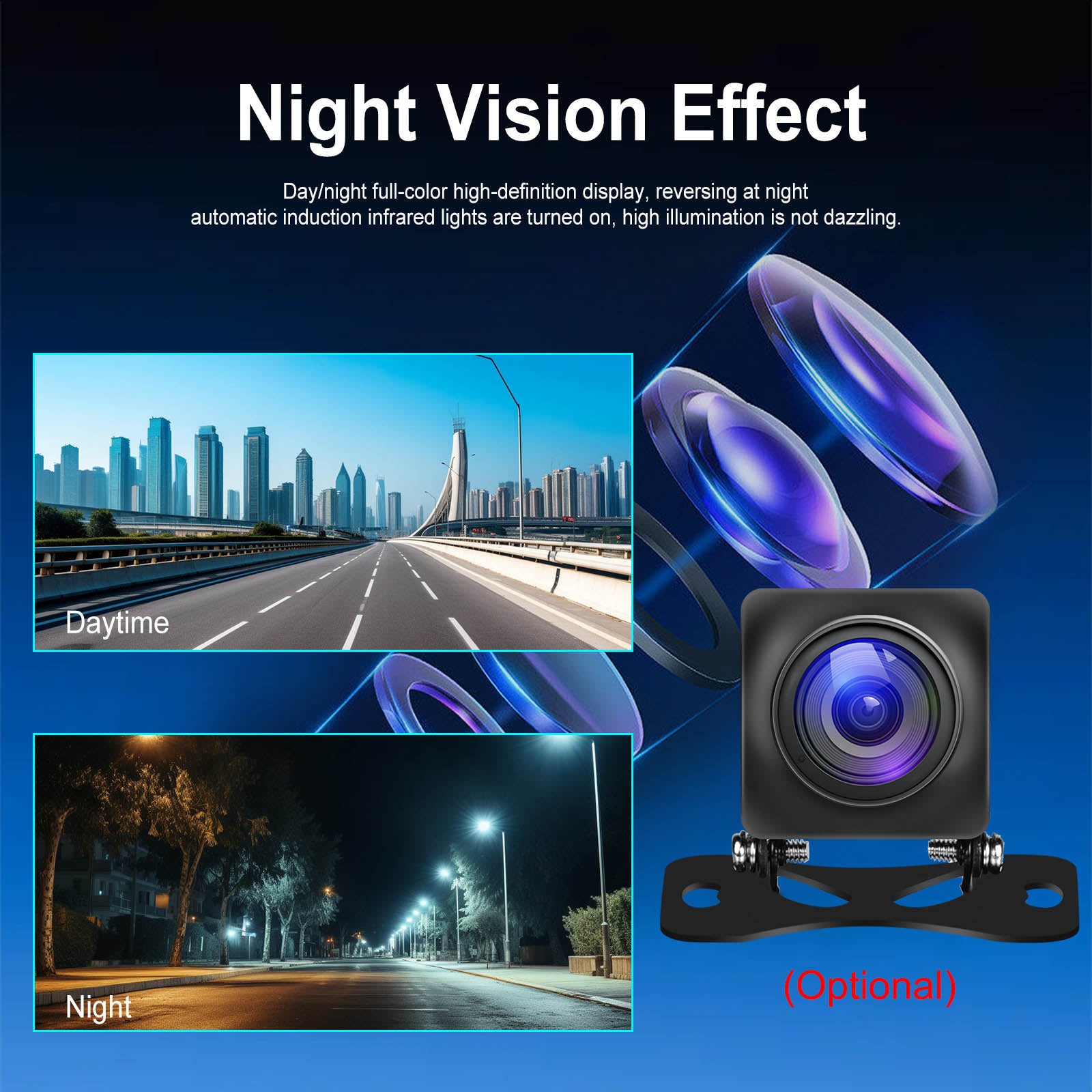 8" Touchscreen Apple CarPlay Android Auto Horizontaal Verticaal Schakelen Weergave