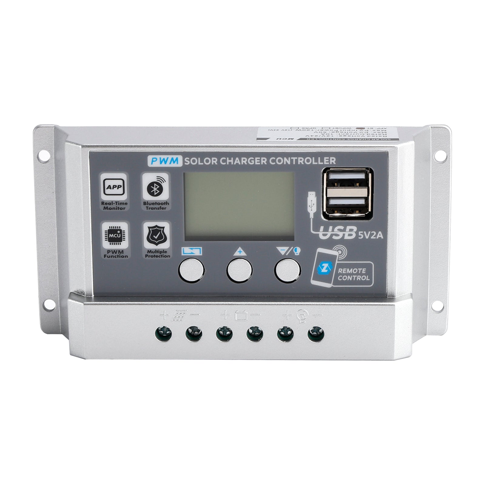10A-60A PWM zonnecontroller Mobiele APP Intelligente bediening zonnecontroller