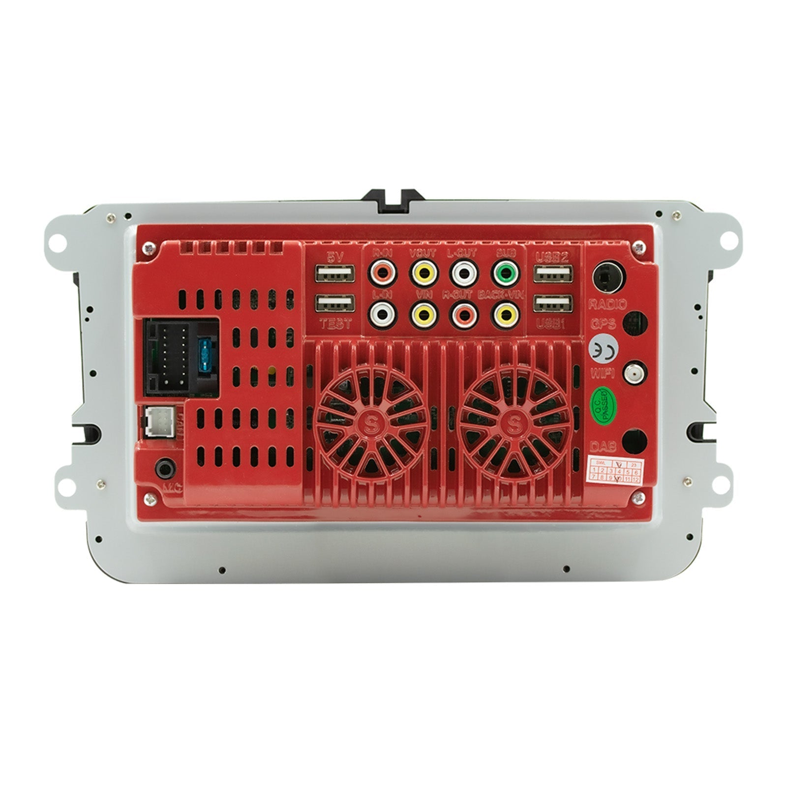 7" Volkswagen Auto Bluetooth Radio MP5 Autospeler Draadloze Carplay + 4 LED Camera