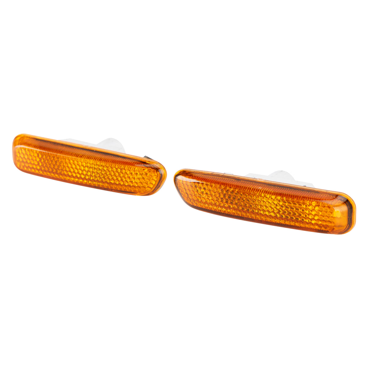 1998-2001 BMW3 Series E46 Saloon/Estate Pair Amber Len LED Side Marker Light Signal Blinker Lamp 63132228592 63132228591 Generic
