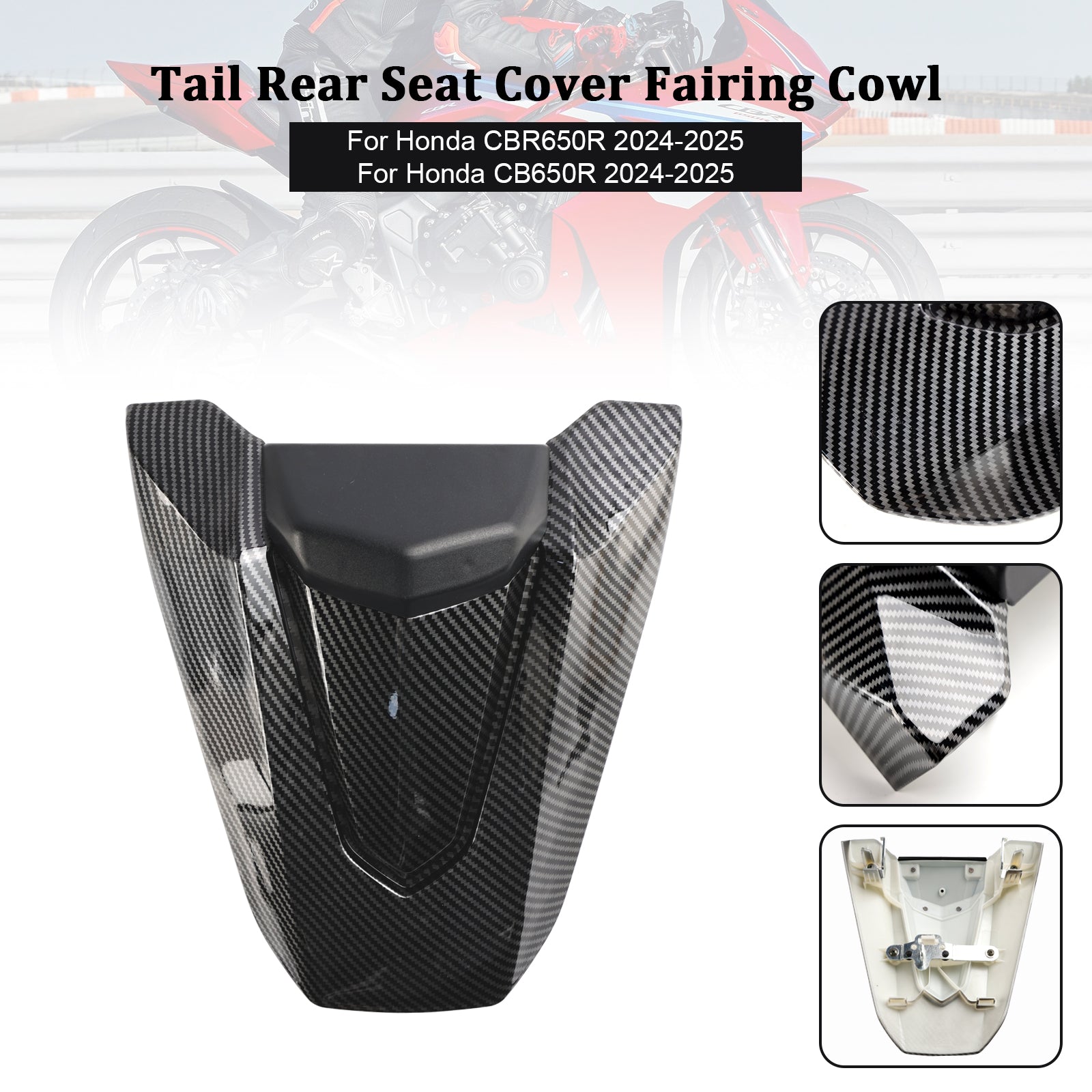 2024-2025 Honda CBR650R CB650R Bakre halesete Fairing Cover