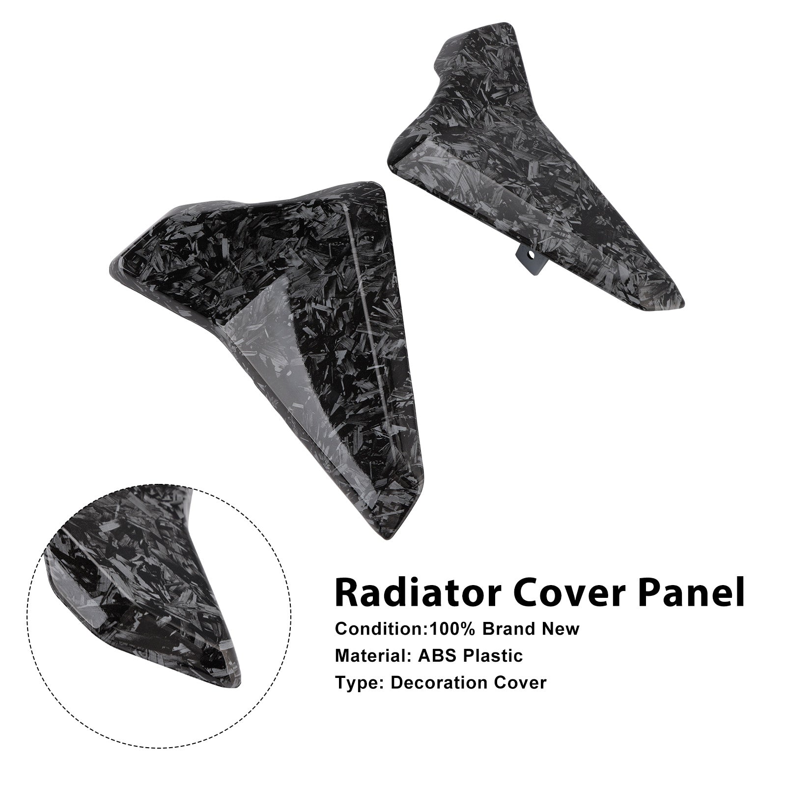 Radiator Side Cover Fairing Panels For Street Triple 765 R/RS 2023-2025