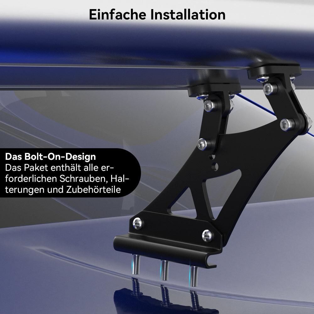 Universele verstelbare lichtgewicht GT aluminium kofferbakvleugel Racing spoiler algemeen