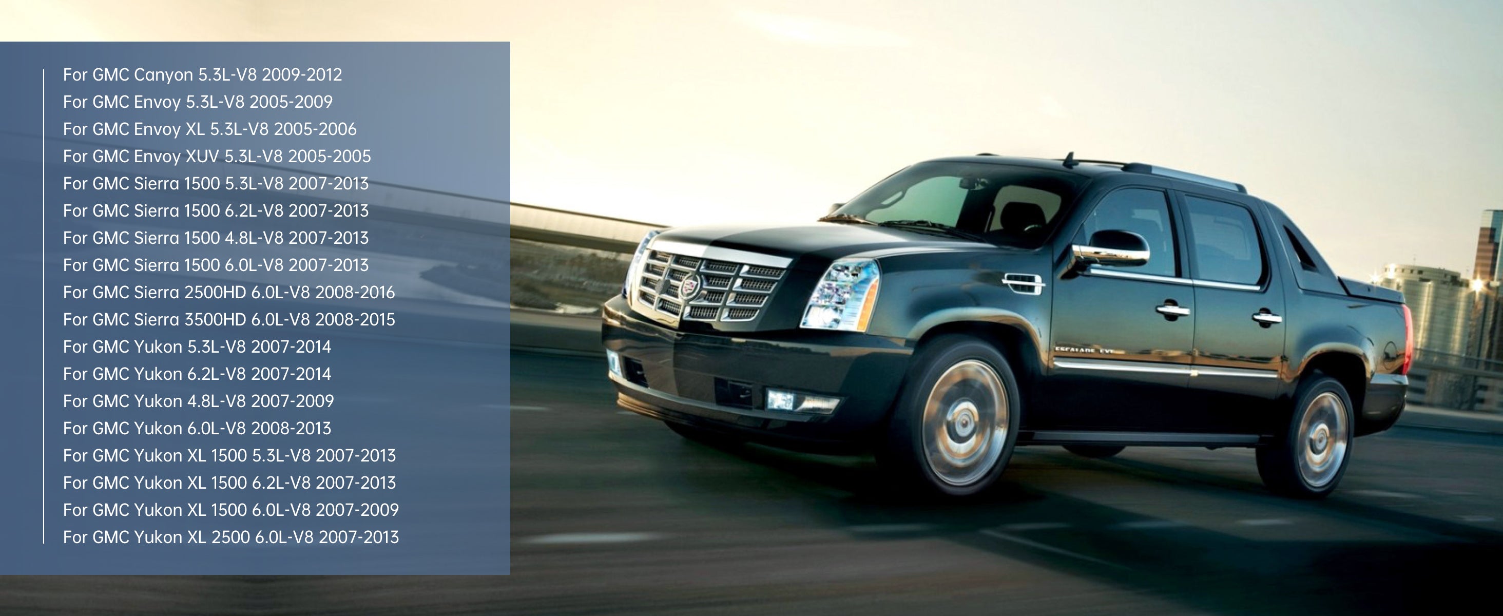 8ks Silverado 1500 Tahoe GMC Square Ignition Coil+Zapaľovacia sviečka+drôty 12611424