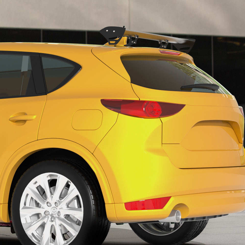 Hatch Universal Ajustável Ajuste de Alumínio GT Tronco de Racing Spoiler Silver 15# genérico