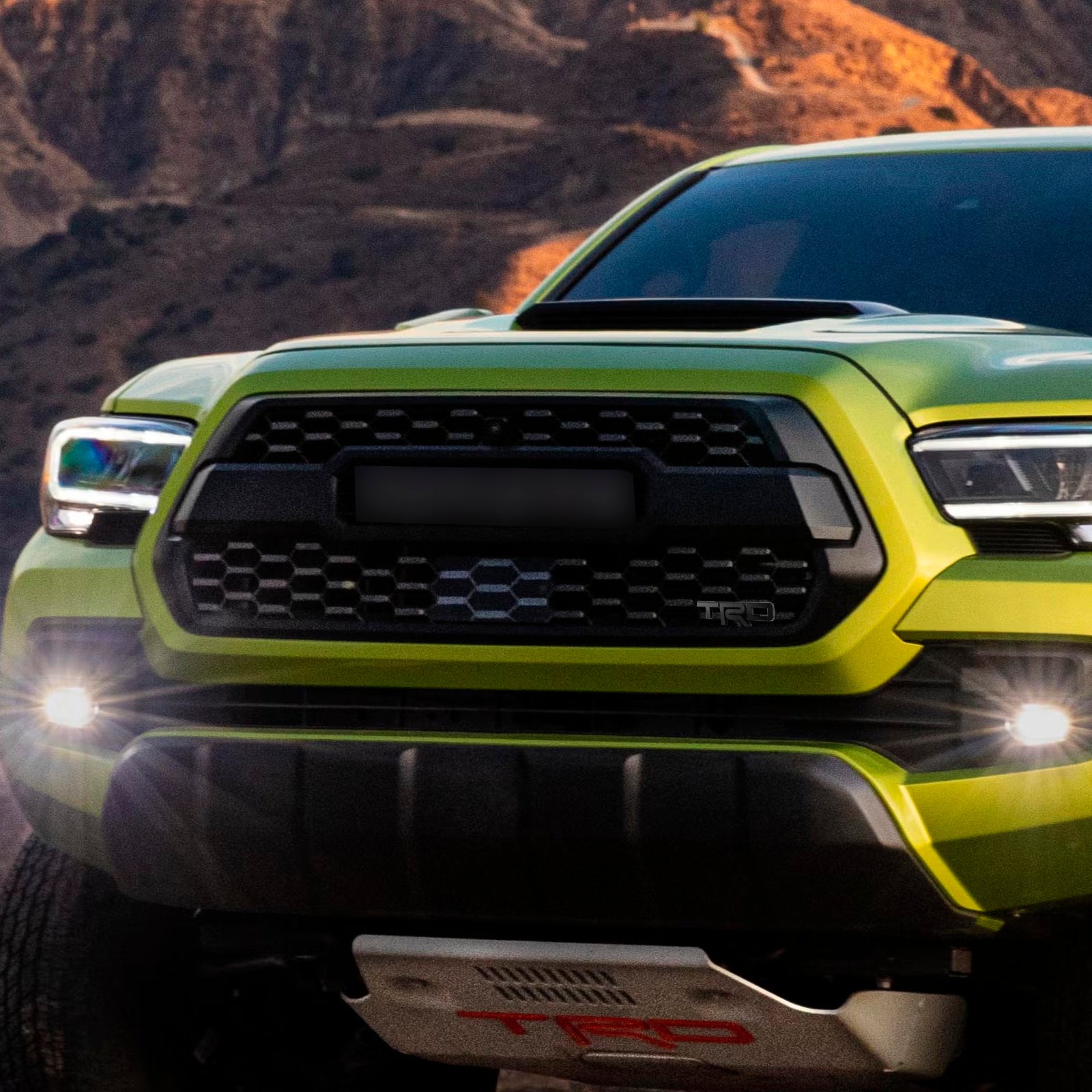 Emblème noir d'insigne de calandre TRD pour Tacoma Tundra 4Runner