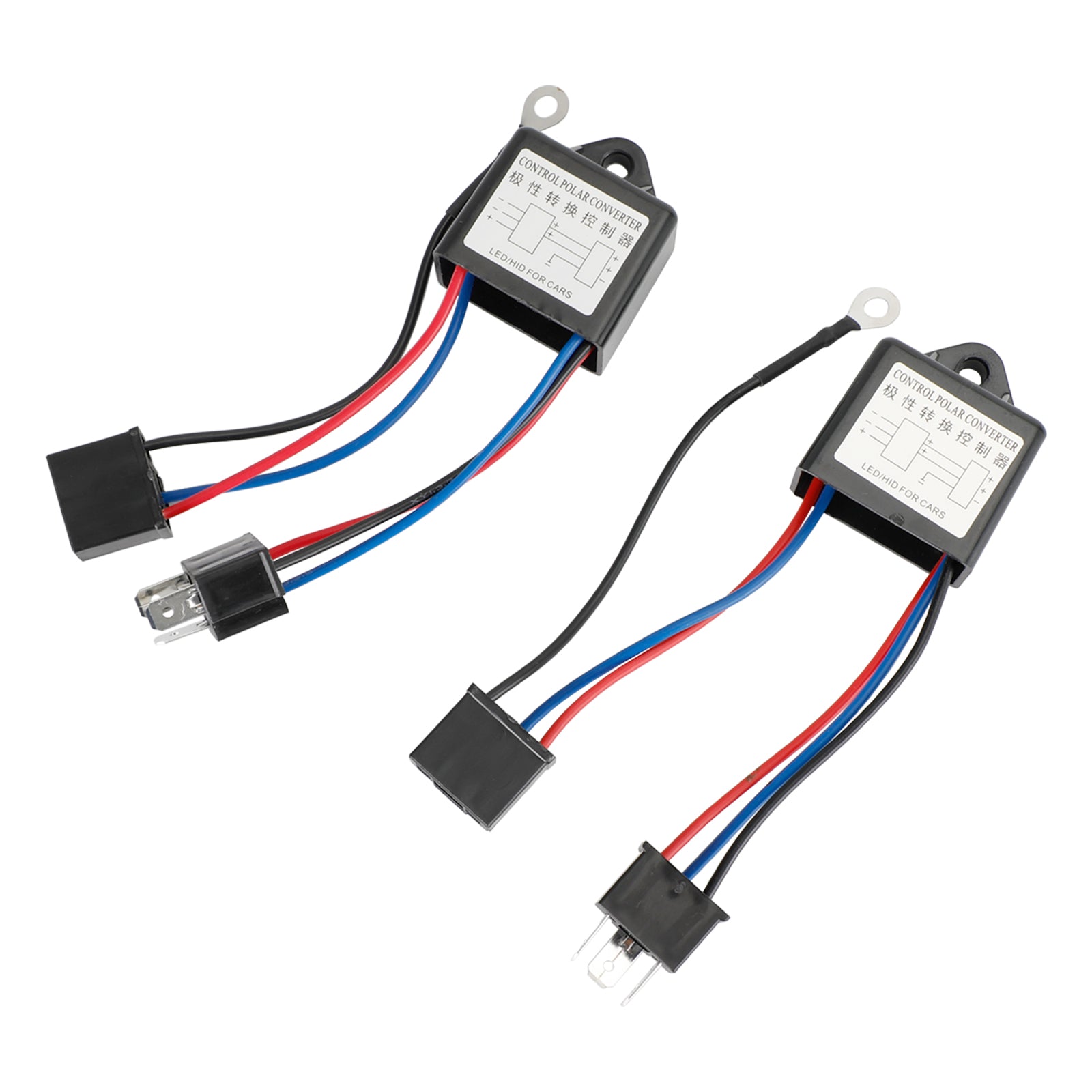 2 stuks polariteitsconversierelais 12 V H4