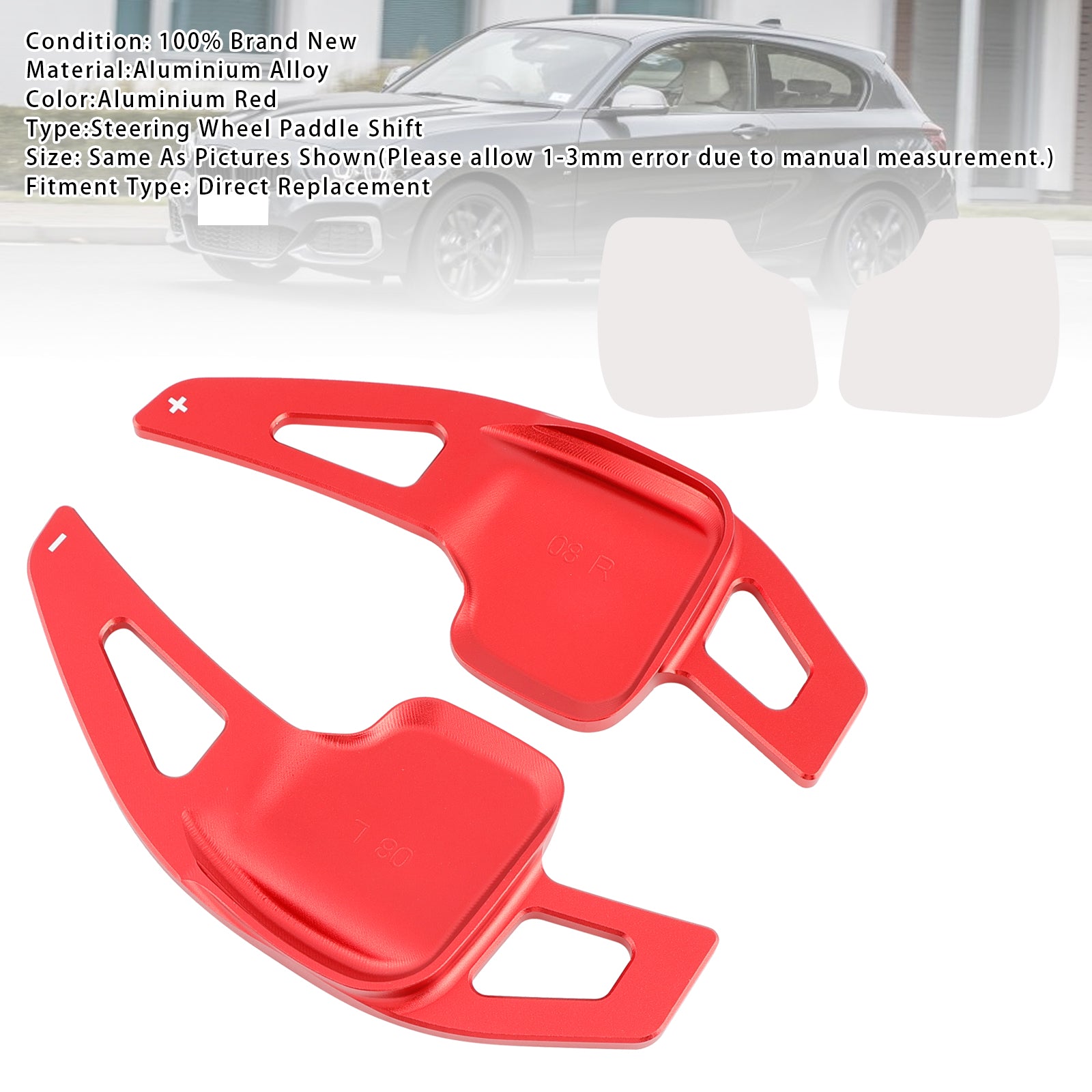 Extensiones de palanca de cambios del volante para BMW F22 F23 X1 X6