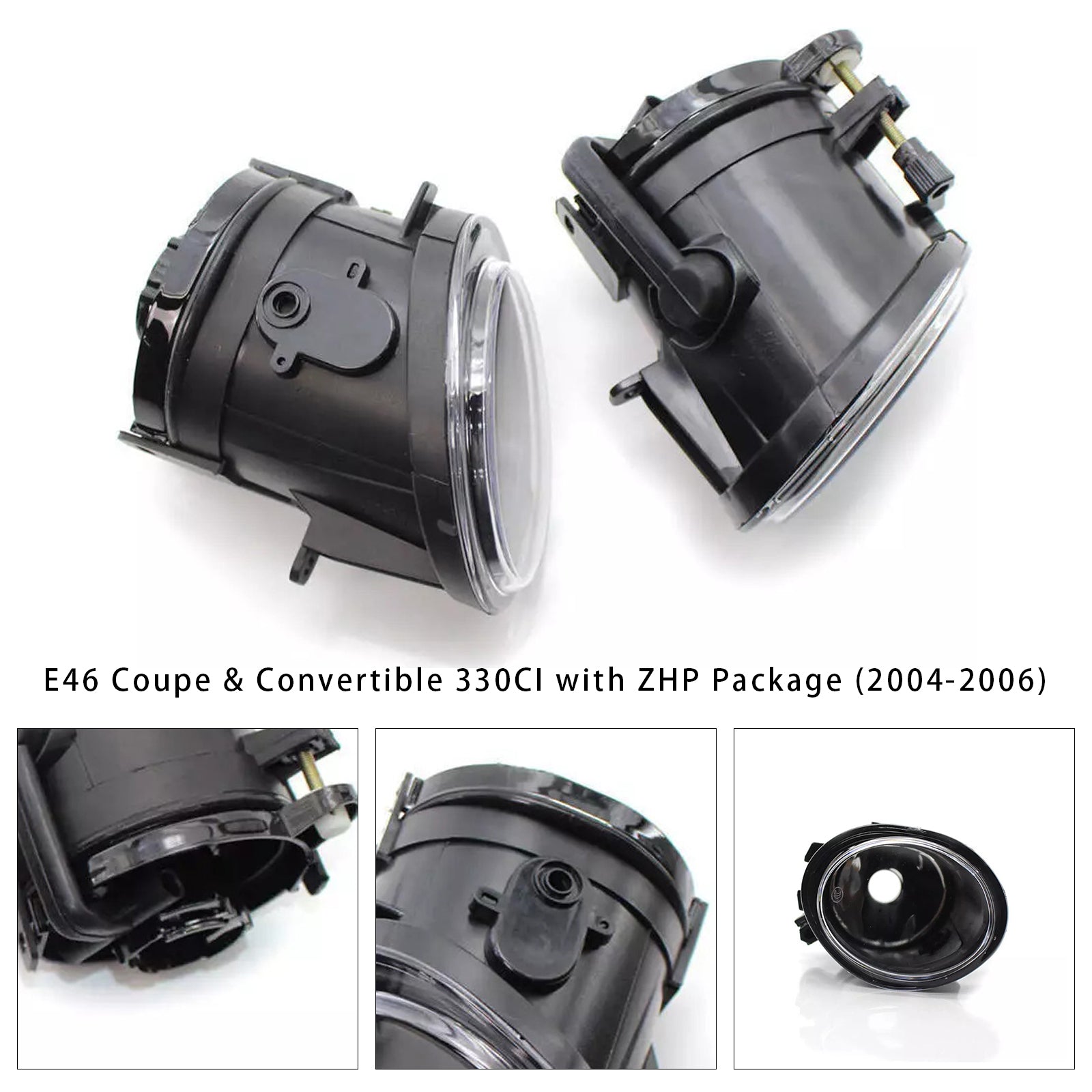 Paar mistlamplampen zonder lampen voor BMW E46 3-serie 2001-2006