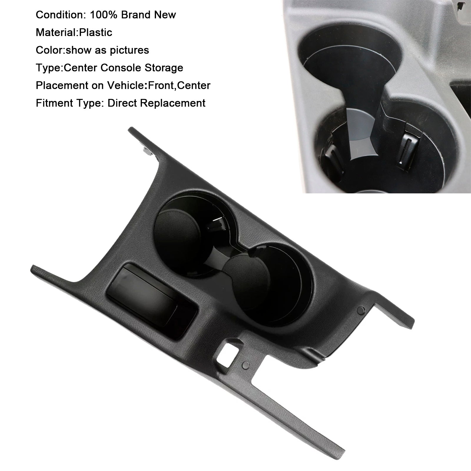 2016 Mazda CX-5 Black Center Console Cup Holder Case KA0G-64-630A-02