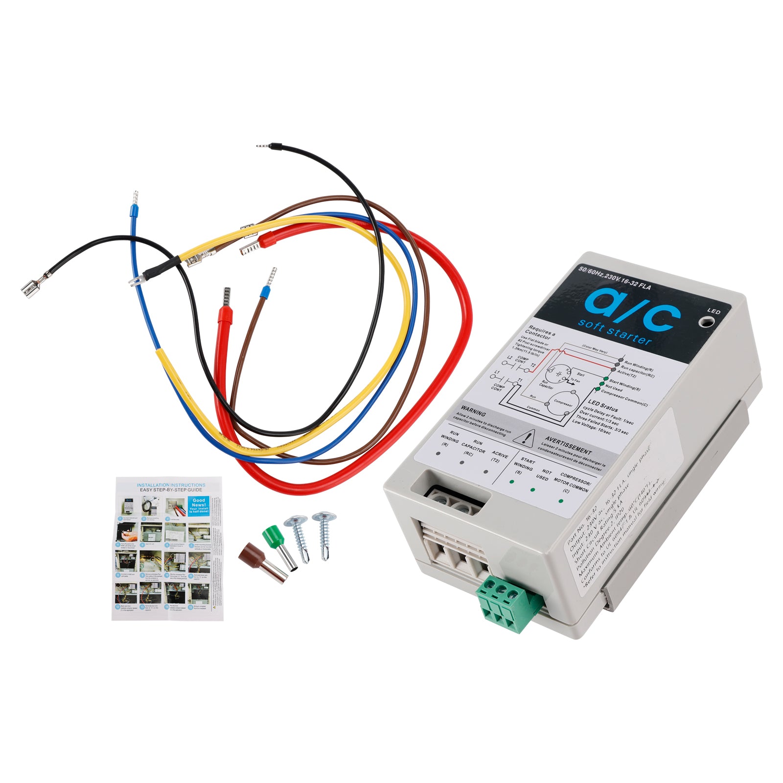 Proteção do motor reverso de partida suave AC (kit de instalação 16-32A +)