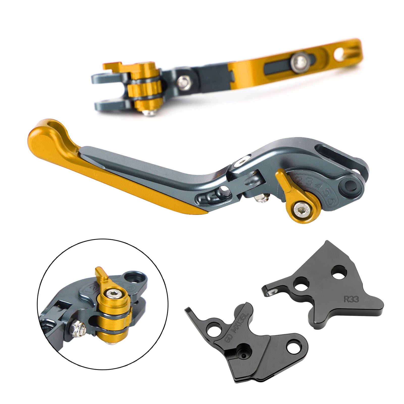 2005-2014 YAMAHA YBR125 Adjustable Clutch Brake Lever