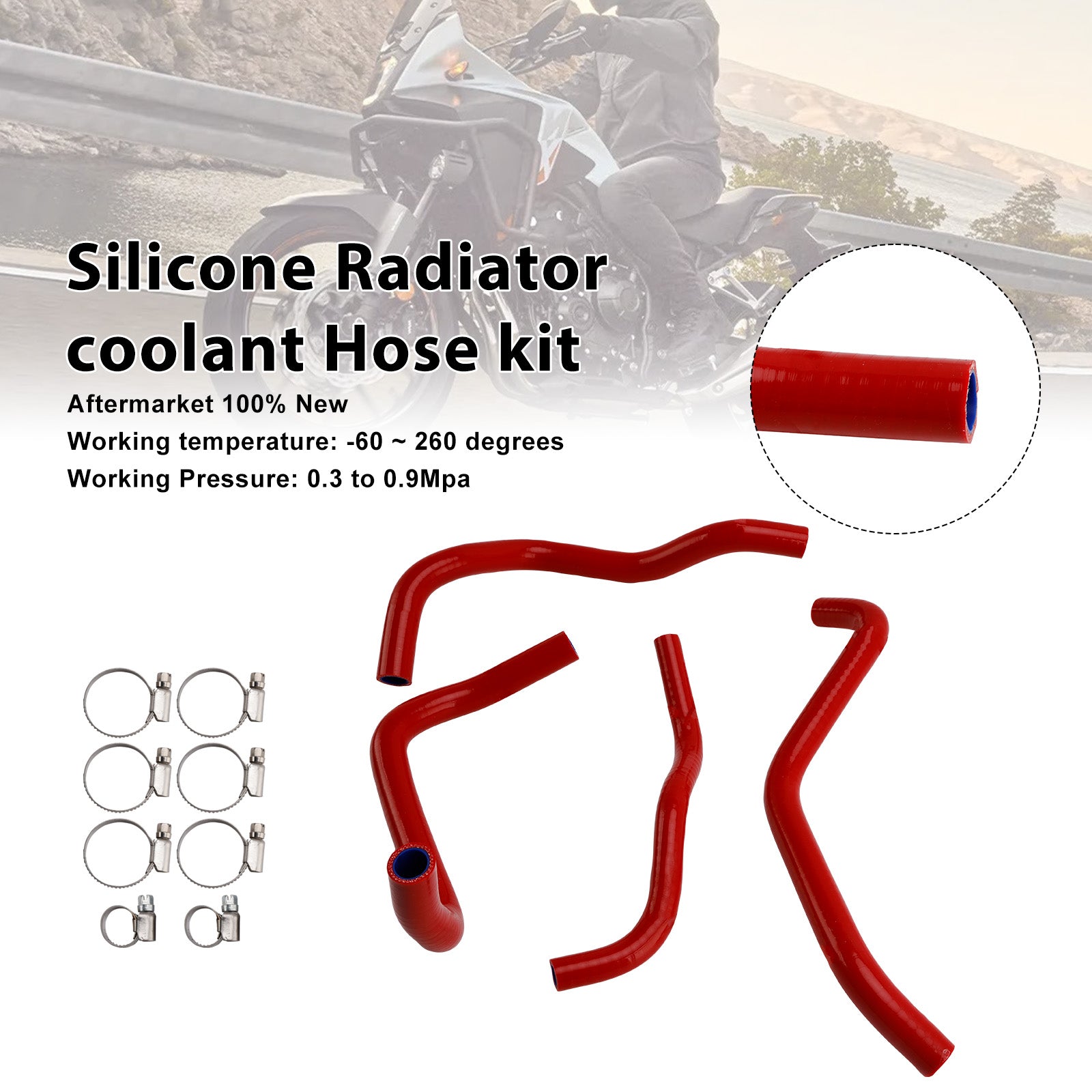 2013-2024 Honda CB500F/X/R Silicone Radiator coolant Hose