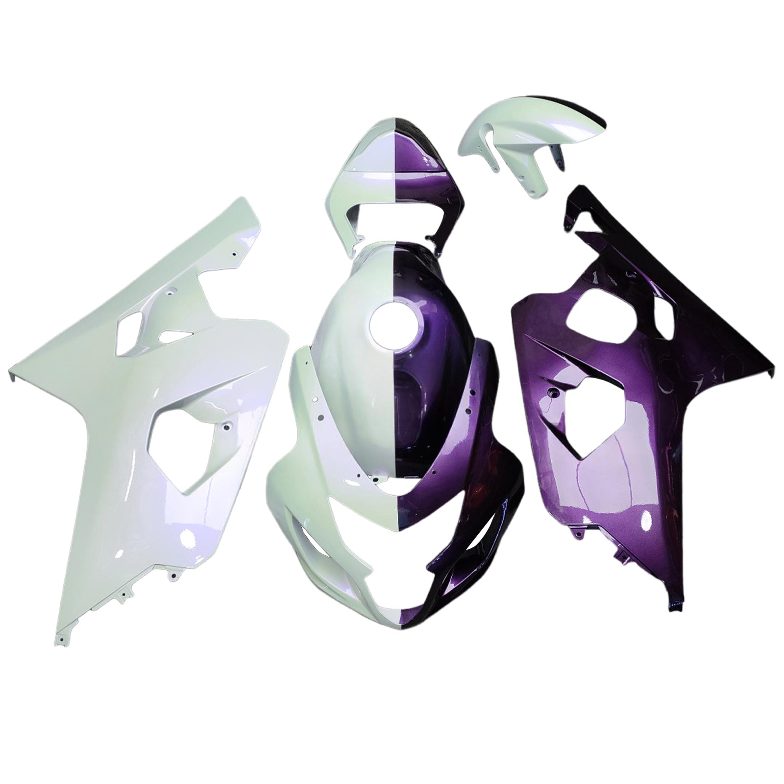 Kit de carenagem injeção Absos de plástico para Suzuki GSXR 600/750 2004-2005 K4