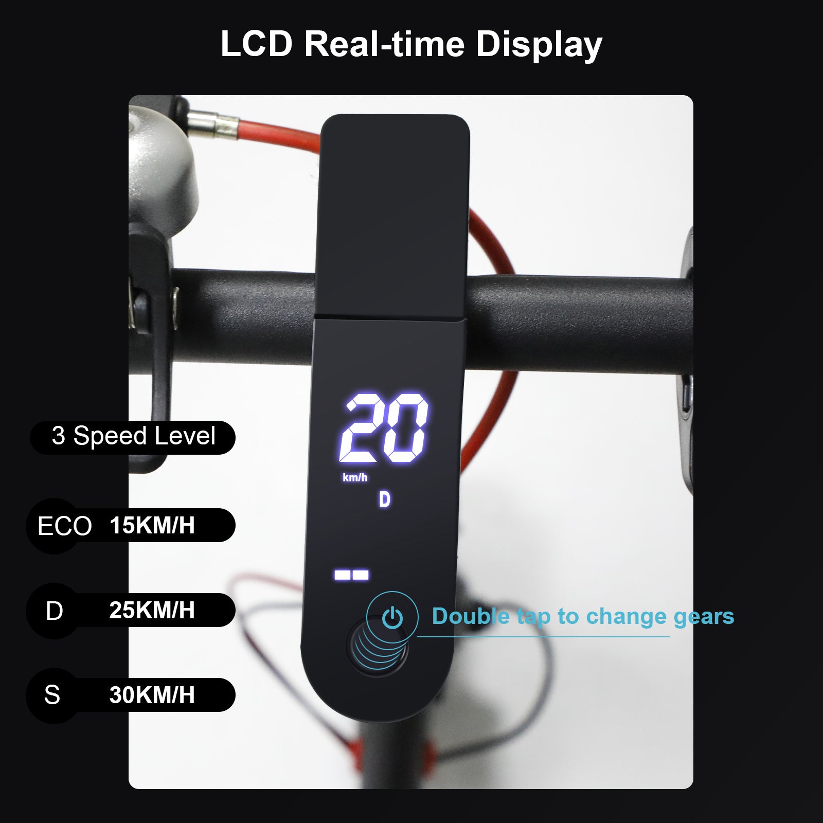 8.5" Opvouwbare elektrische scooter met app 350W, bereik van 35 km, 30 km/u voor woon-werkverkeer in de stad
