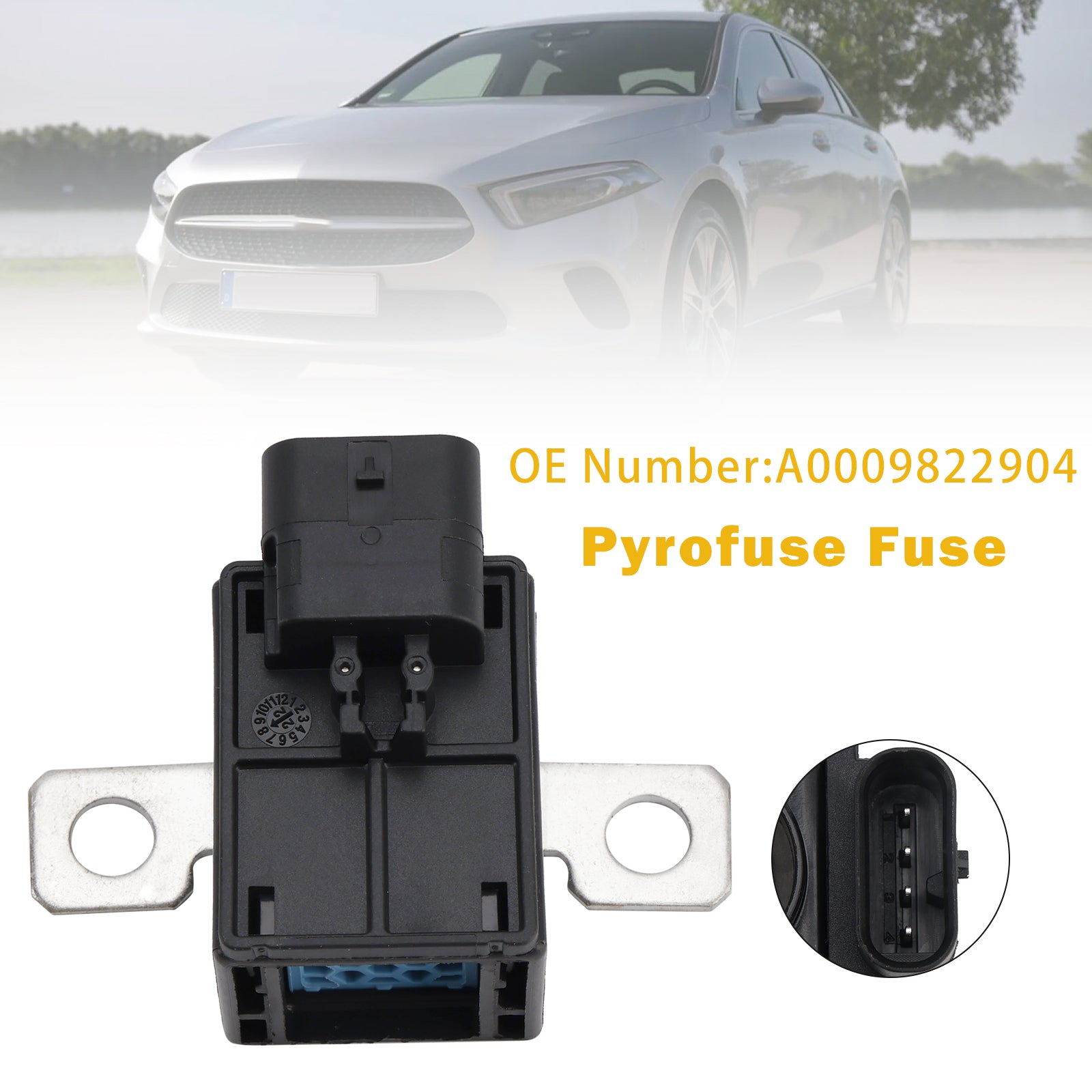 Pyrotechnical Pyrofuse Fuse A0009822904 For A class W177 Hatchback 2020-2023
