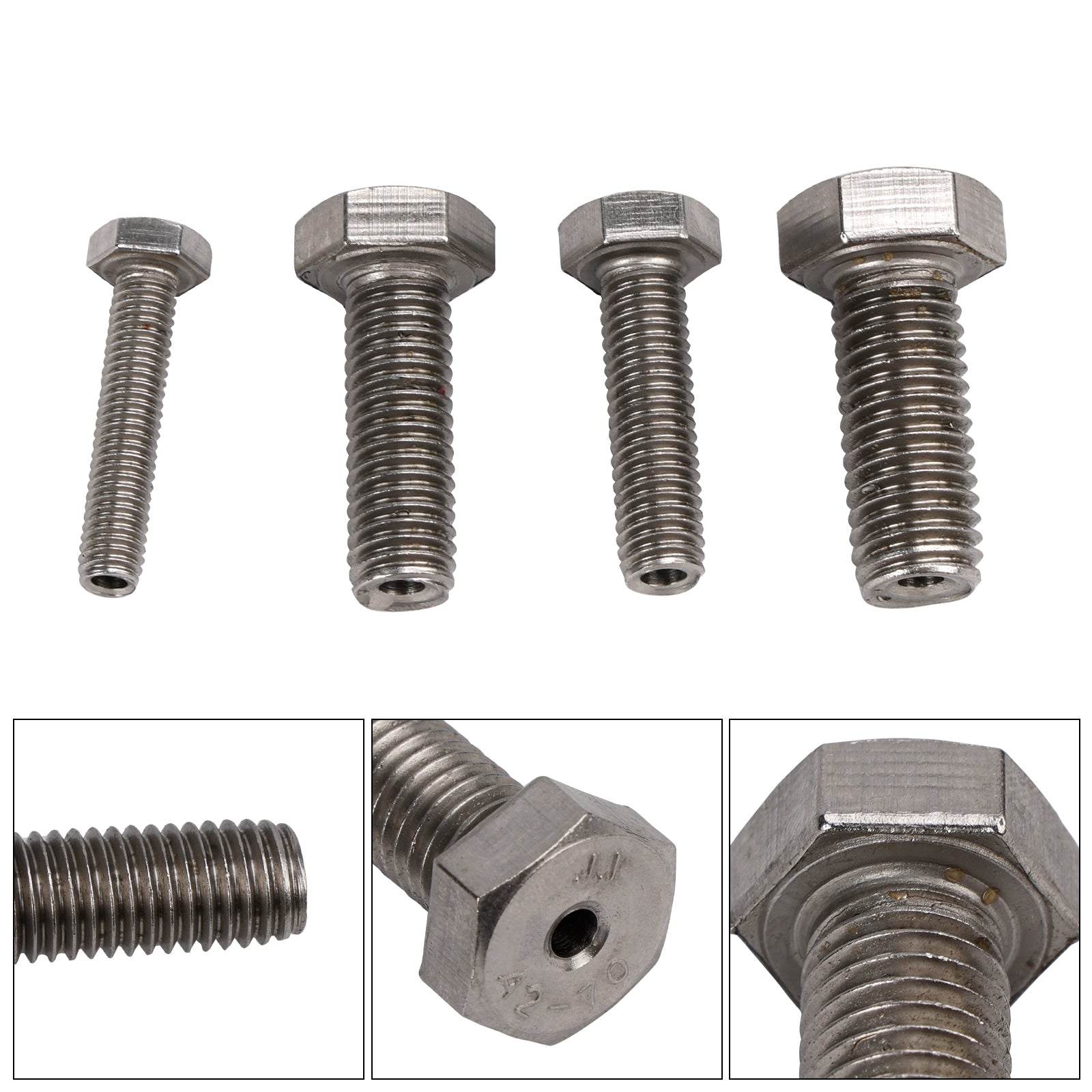 Aço inoxidável M6 & M8 & M10 & Kit de guia de broca M12 com pino quebrado e quebrado, 4 peças