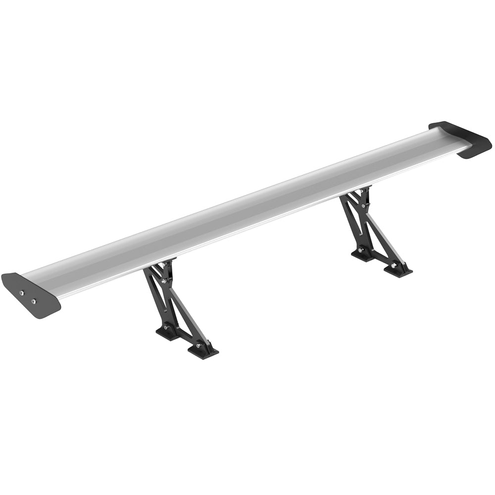 Universele Sedan Aluminium GT Kofferbakvleugel Racing Spoiler Zilver #E1 Generiek