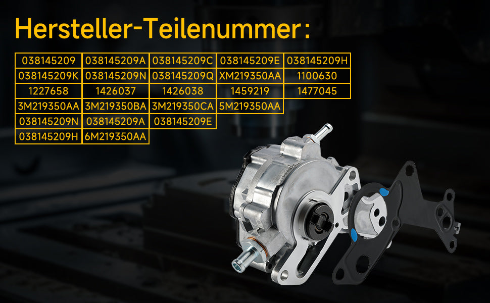 Pompa a vuoto 038145209 per Audi A2 A3 A4 A6 2000-2010 1.4 TDI/1.9 TDI/2.0 TDI