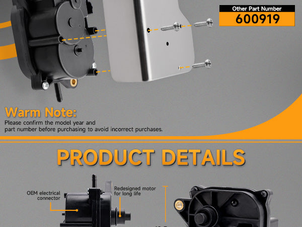 Nissan Frontier Titan Xterra 2005-2015 5.6L 4WD Transfer Case Shift Motor