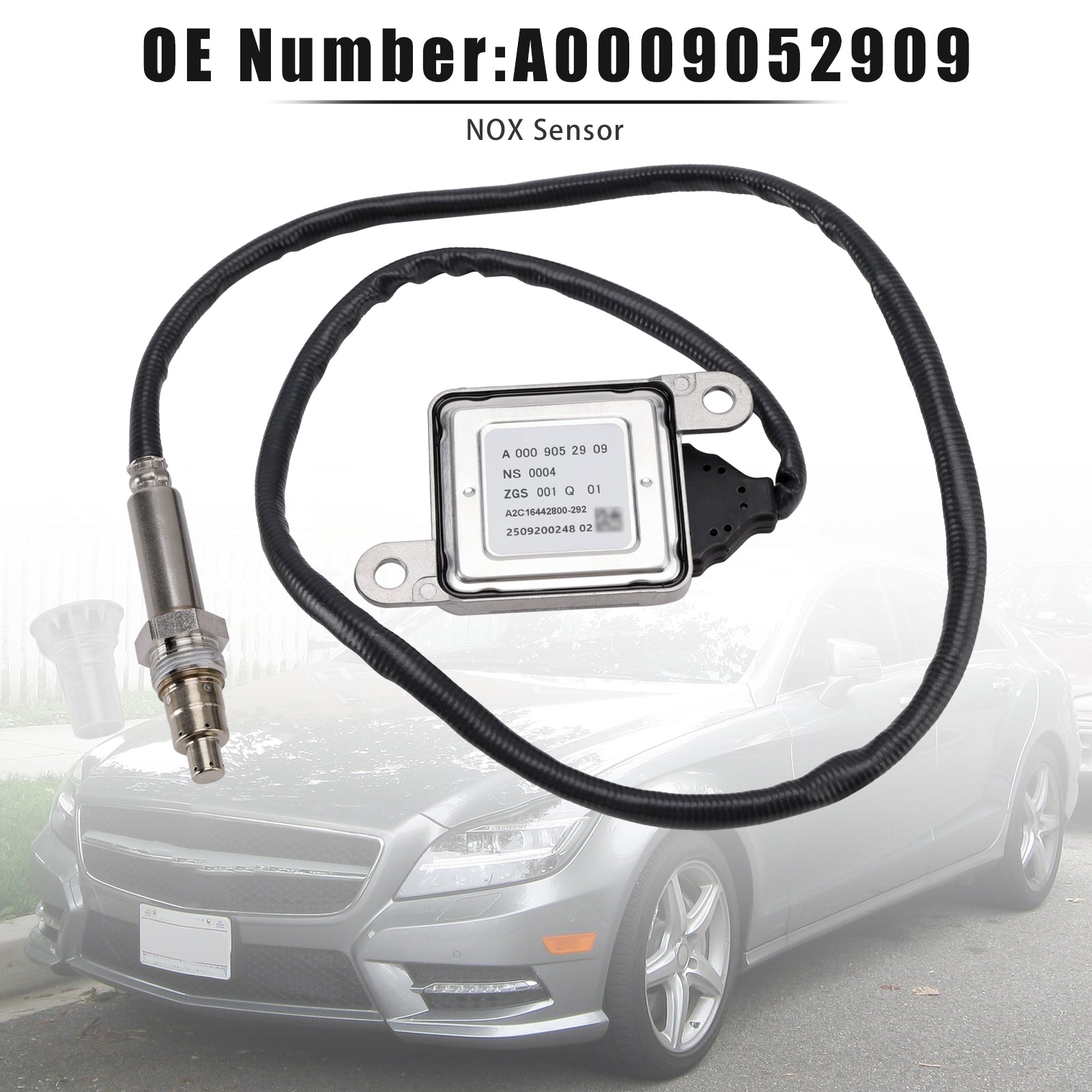 01.2009-12.2016 MERCEDES-BENZ E-Class Sedan (W212) NOX Sensor Oxygen Sensor A0009052909