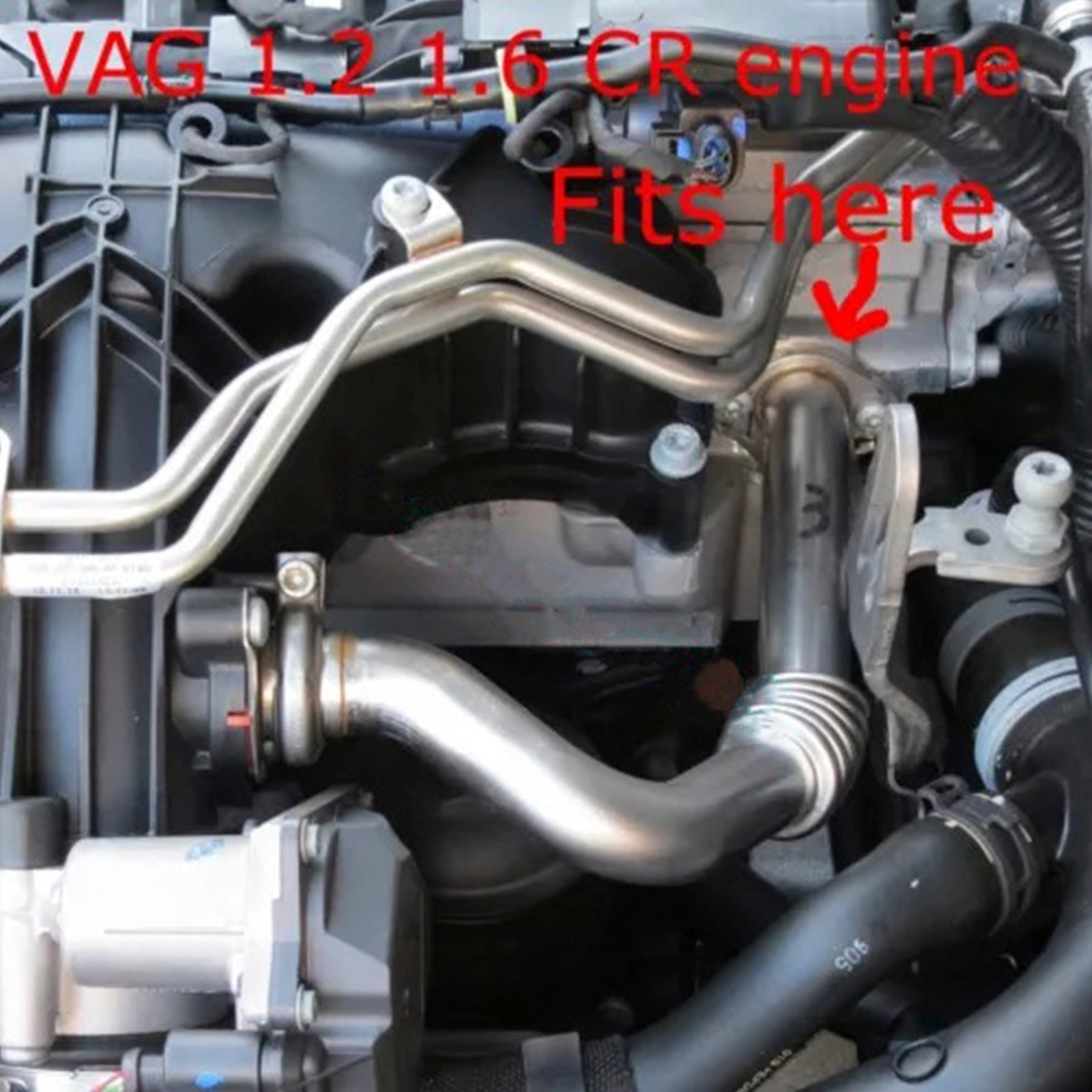 VW Seat Skoda 1,2L 1,6L TDi EGR-ventilblockplatta