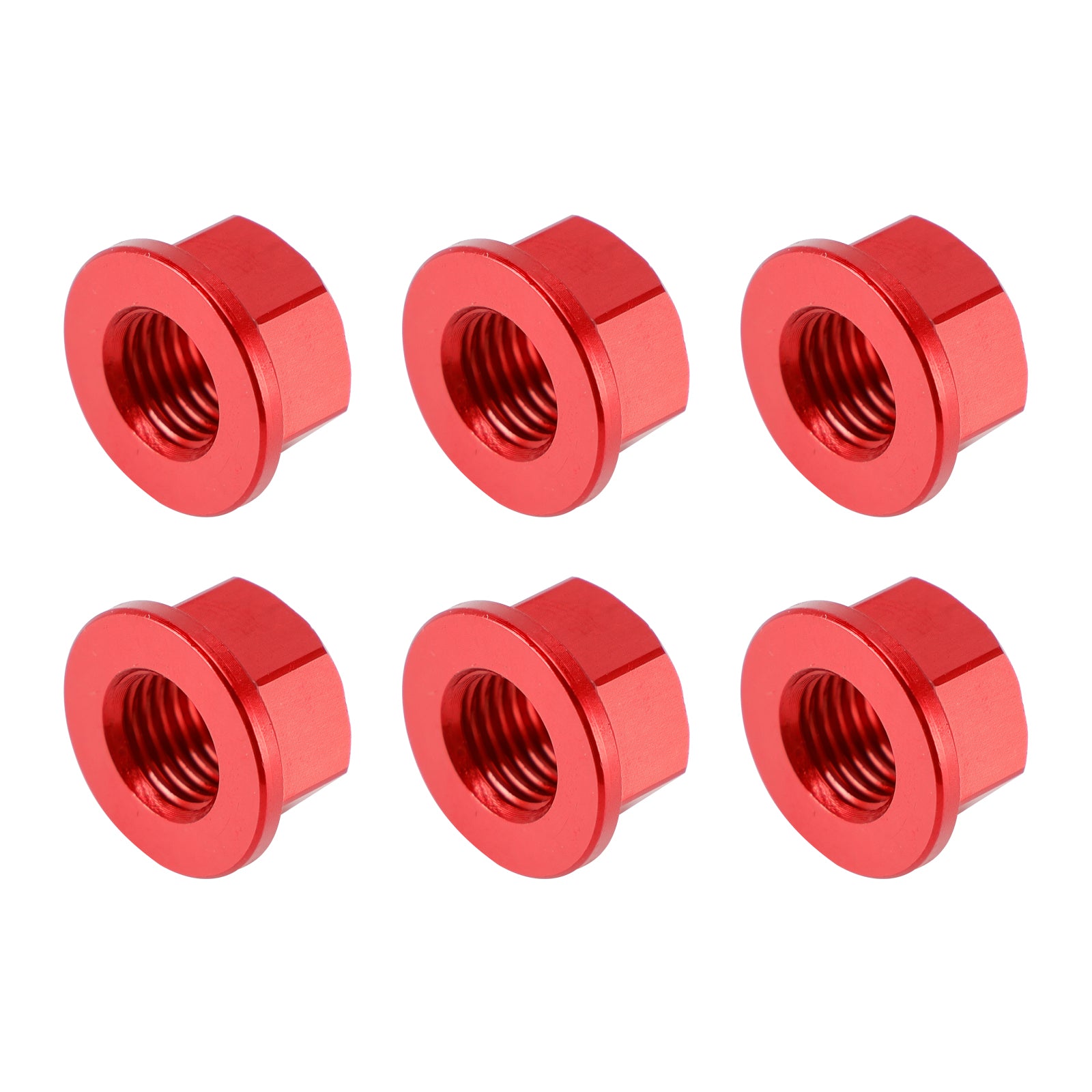 Sprocket Nut Kit M10x1.25 Red For Yamaha YZF-R1 98-14 R3 15-18 YZF-R6 03-21