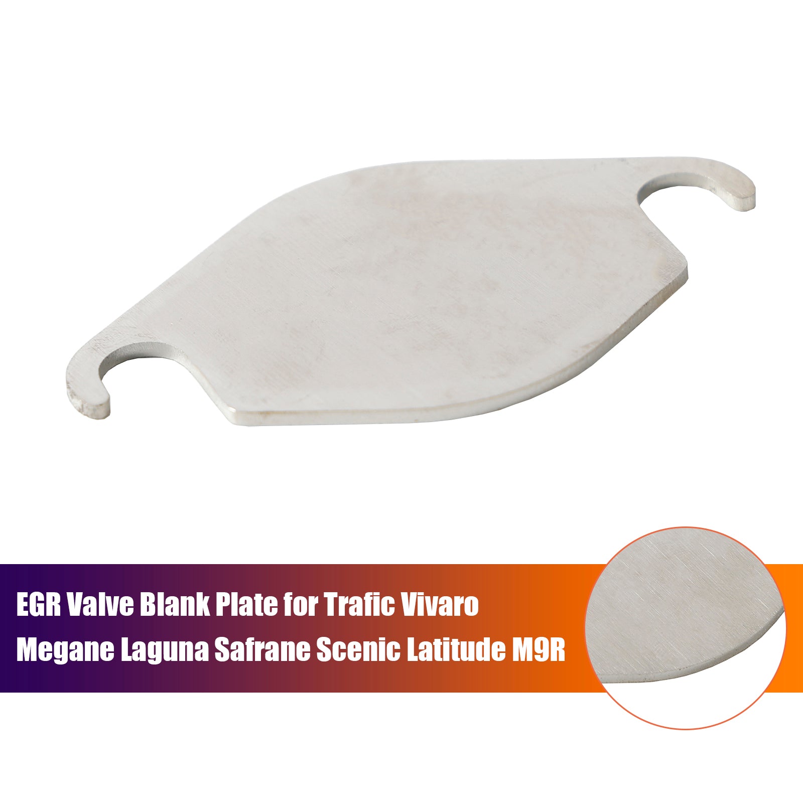 Placa ciega de válvula EGR para Trafic Vivaro Megane Laguna Safrane Scenic Latitude M9R