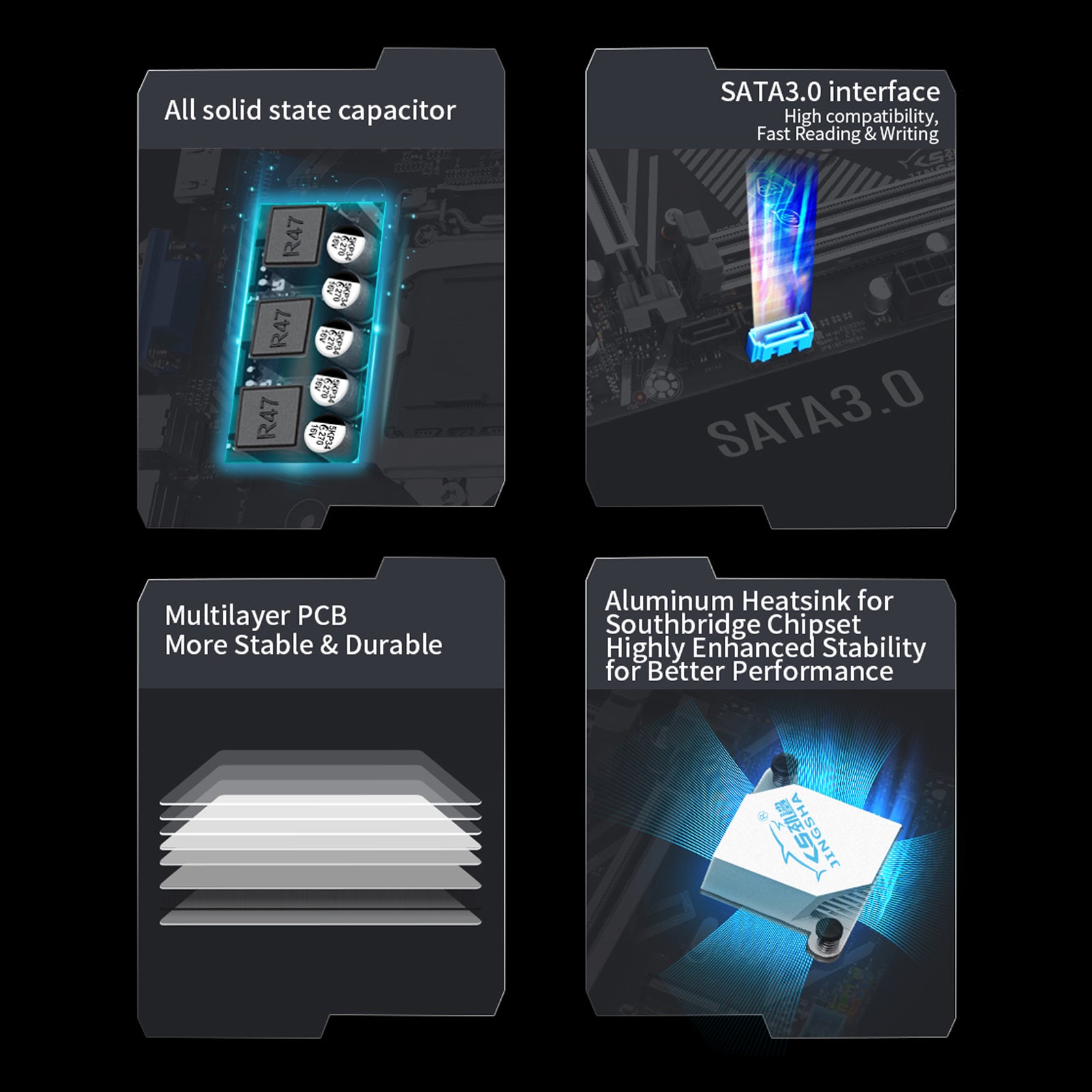 Placa base de ordenador H81M VH, memoria DDR3 de escritorio LGA de 1150 pines, compatible con M.2