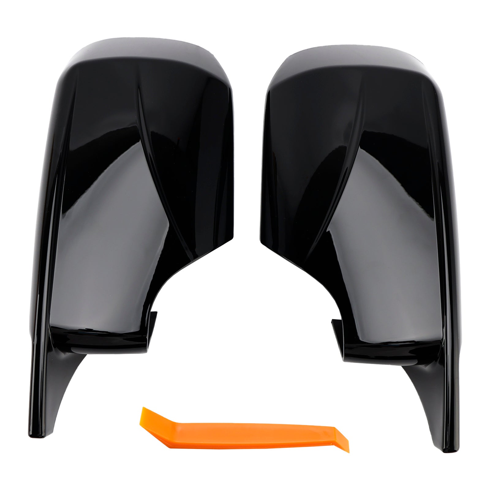 2PCS M Style Wing Car Side Mirror Cover Caps for BMW E46 Sedan E39 4DR 1998-2005