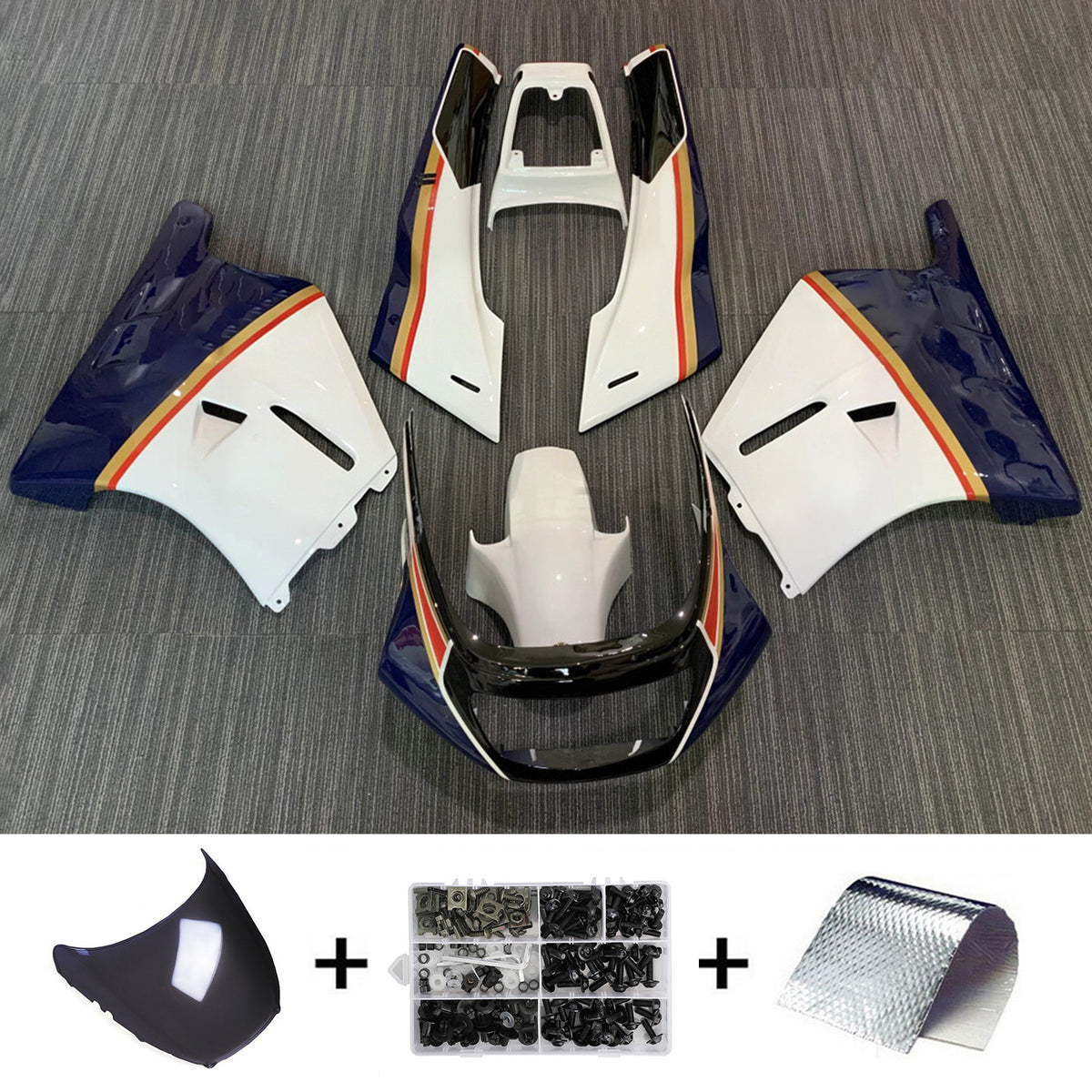 Injection Fairing Kit Bodywork Plastic ABS For Honda VFR400R NC30 1988-1992