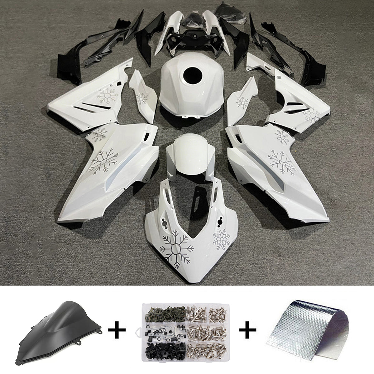 Injection Fairing Kit Bodywork Plastic ABS For Honda CBR400R CBR500R 2024-2026