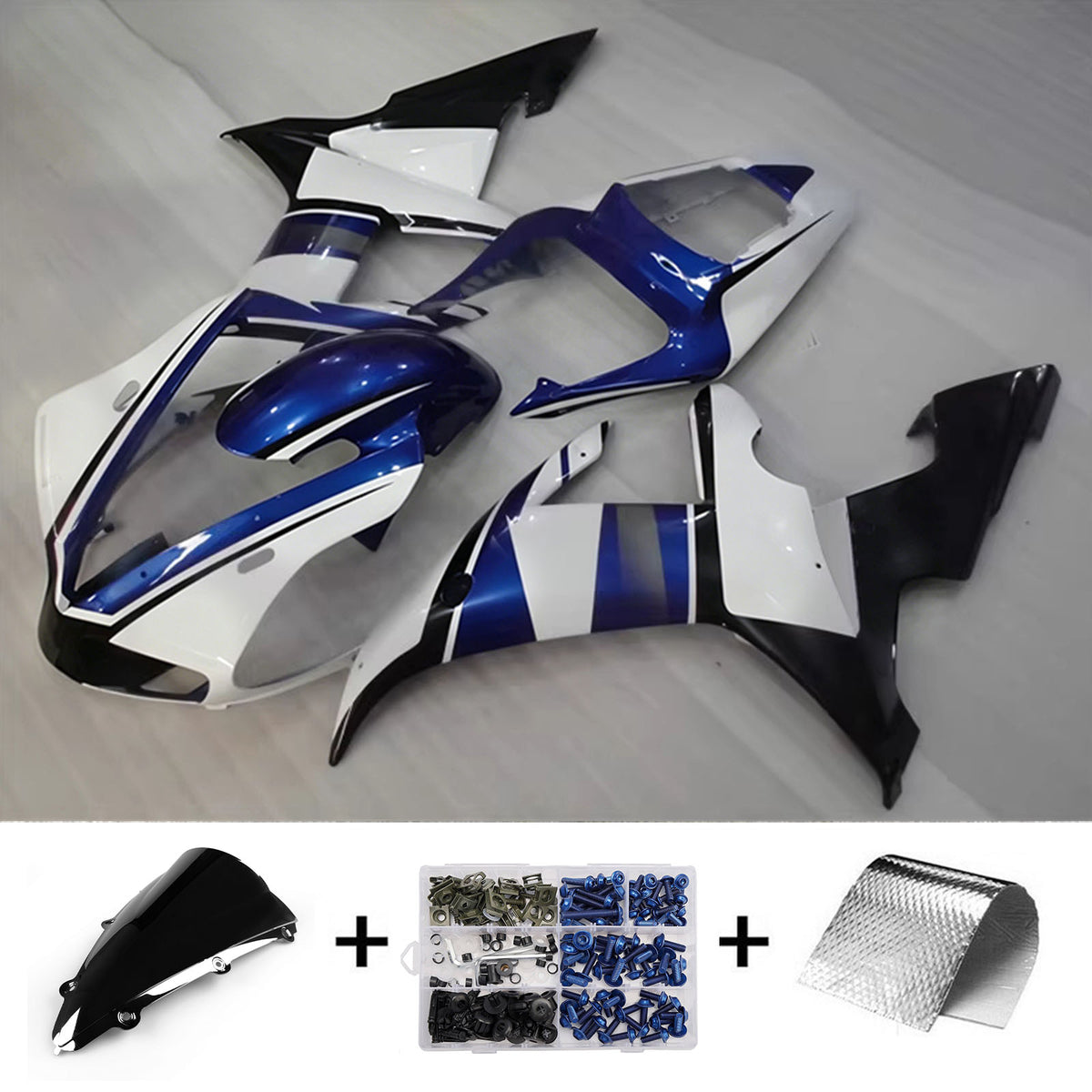 Injection Fairing Kit Bodywork Plastic ABS fit For Yamaha YZF 1000 R1 2004-2006