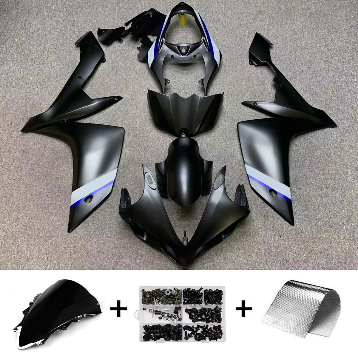 Injection Fairing Kit Bodywork Plastic ABS fit For Yamaha YZF 1000 R1 2007-2008