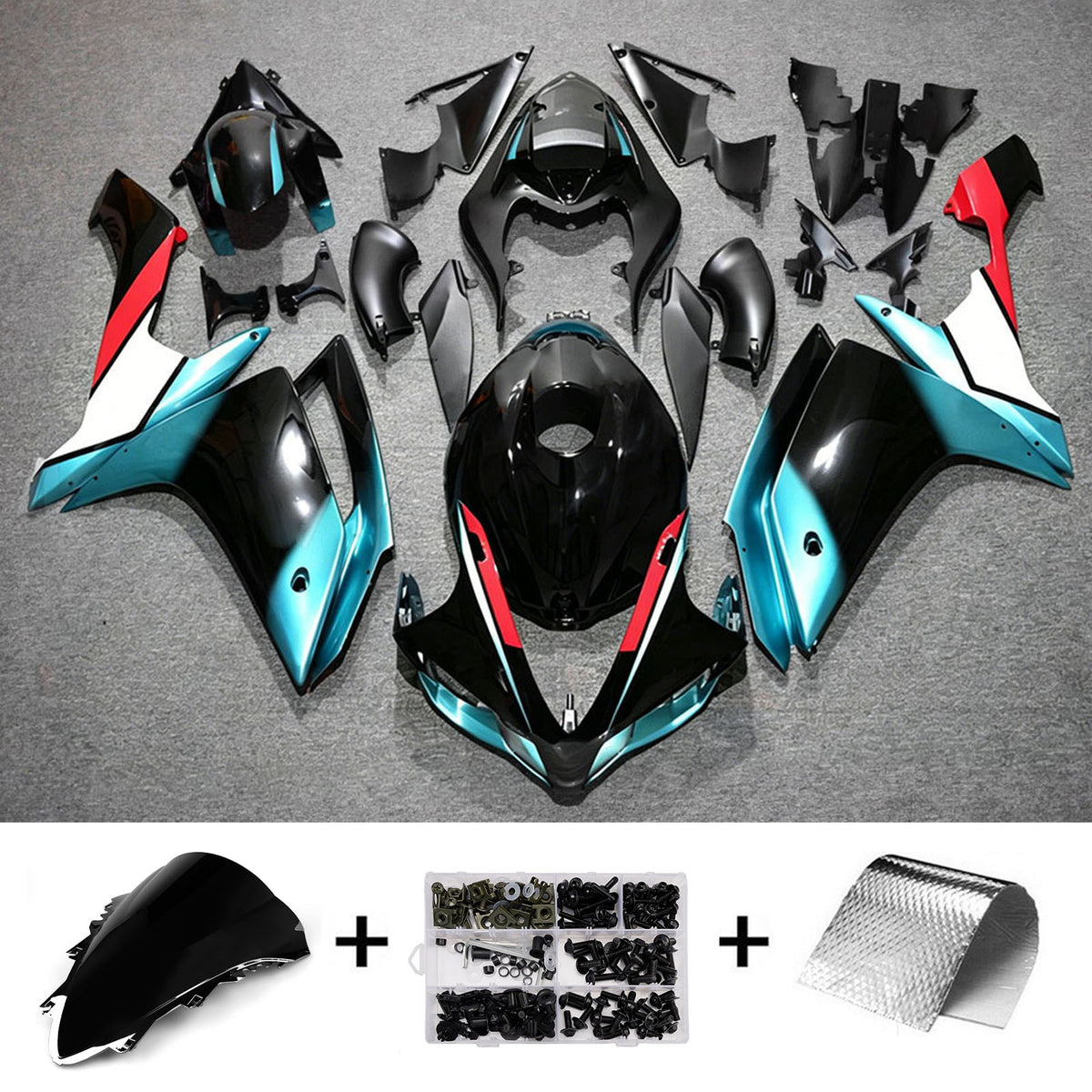 Injection Fairing Kit Bodywork Plastic ABS fit For Yamaha YZF 1000 R1 2007-2008