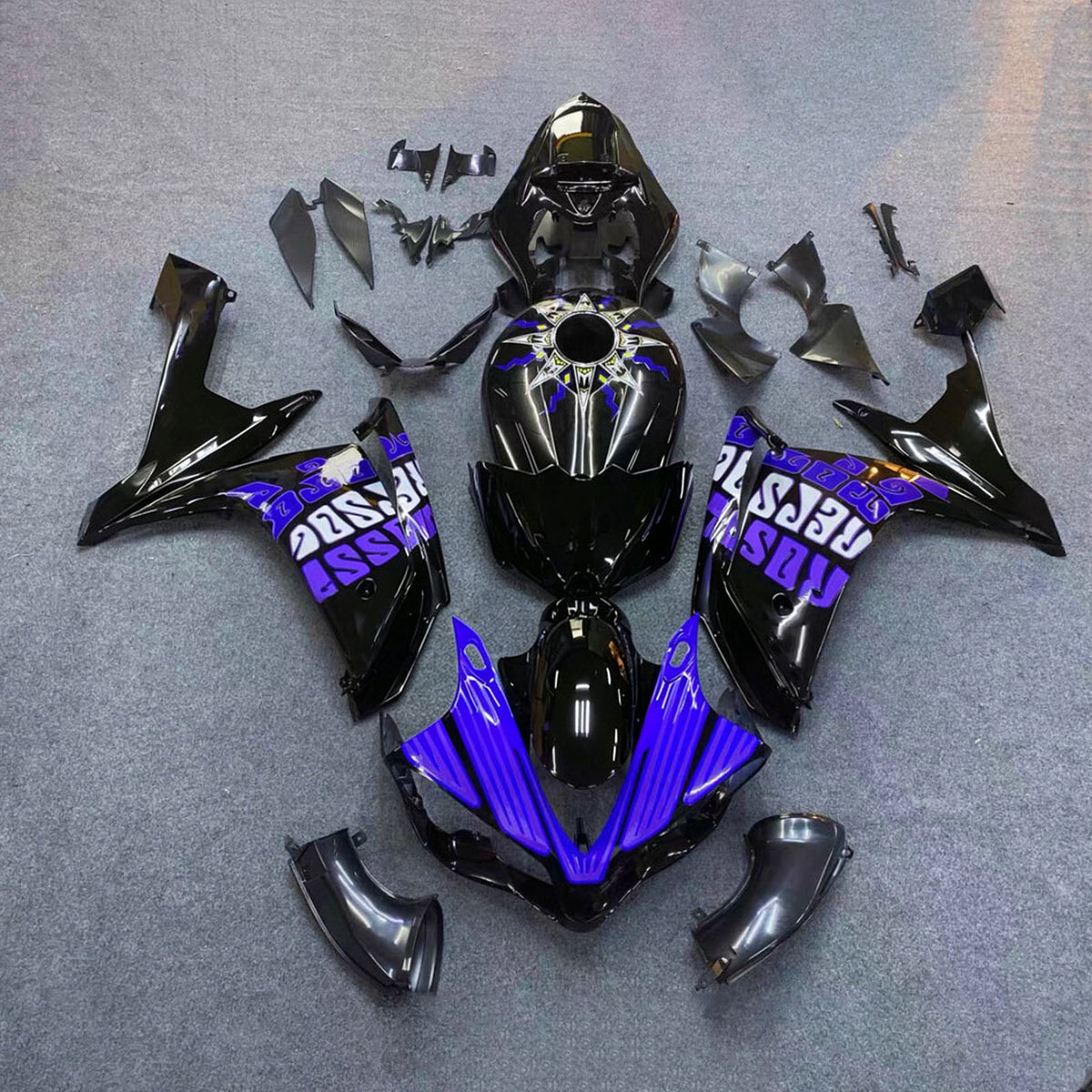 Injection Fairing Kit Bodywork Plastic ABS fit For Yamaha YZF 1000 R1 2007-2008
