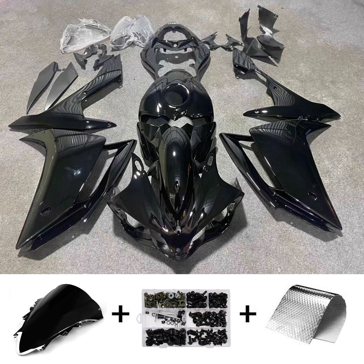 Injection Fairing Kit Bodywork Plastic ABS fit For Yamaha YZF 1000 R1 2007-2008