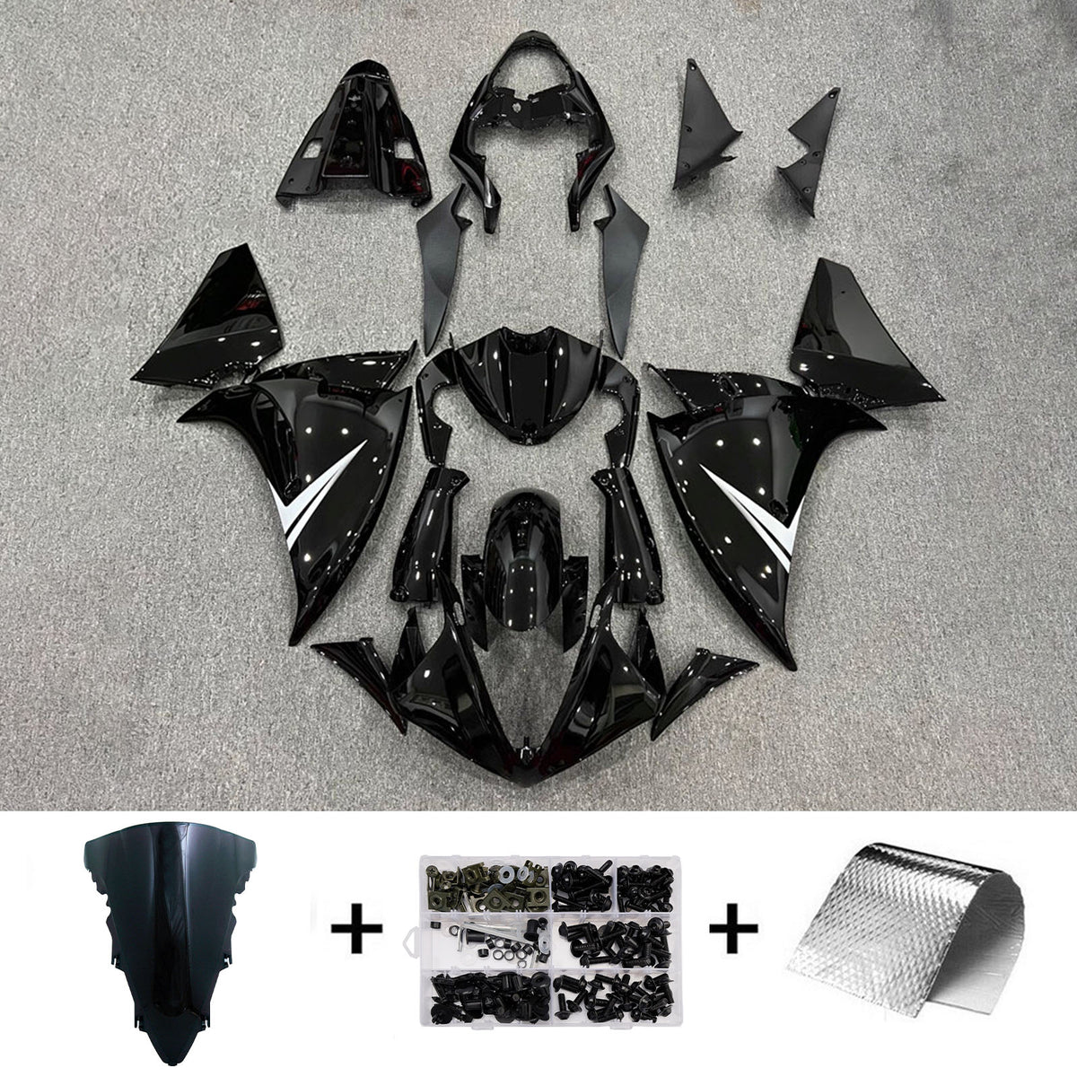 Injection Fairing Kit Bodywork Plastic ABS fit For Yamaha YZF-R1 2012-2014